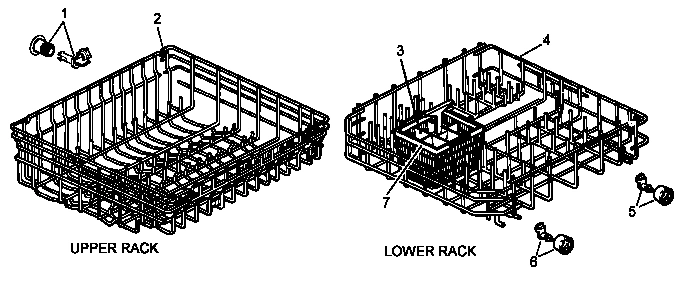 06 - UPPER/LOWER RACK PARTS