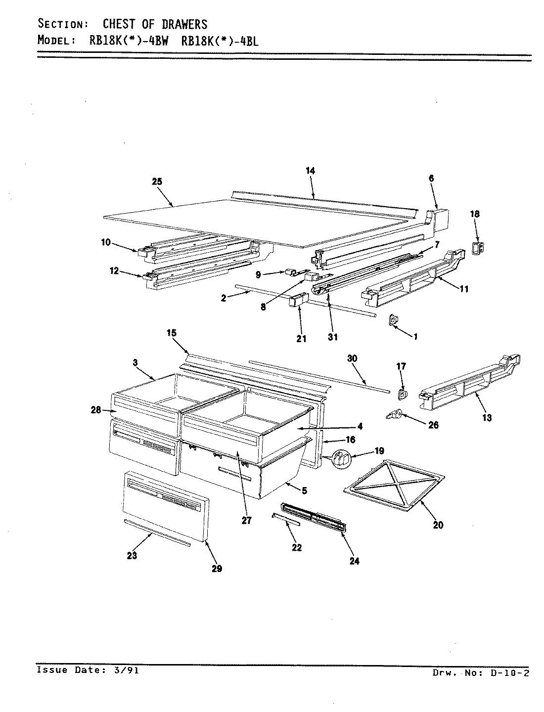 01 - CHEST OF DRAWERS