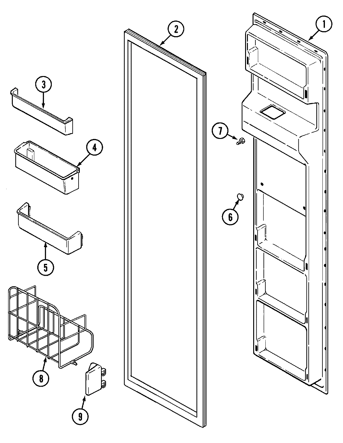 02 - FREEZER INNER DOOR