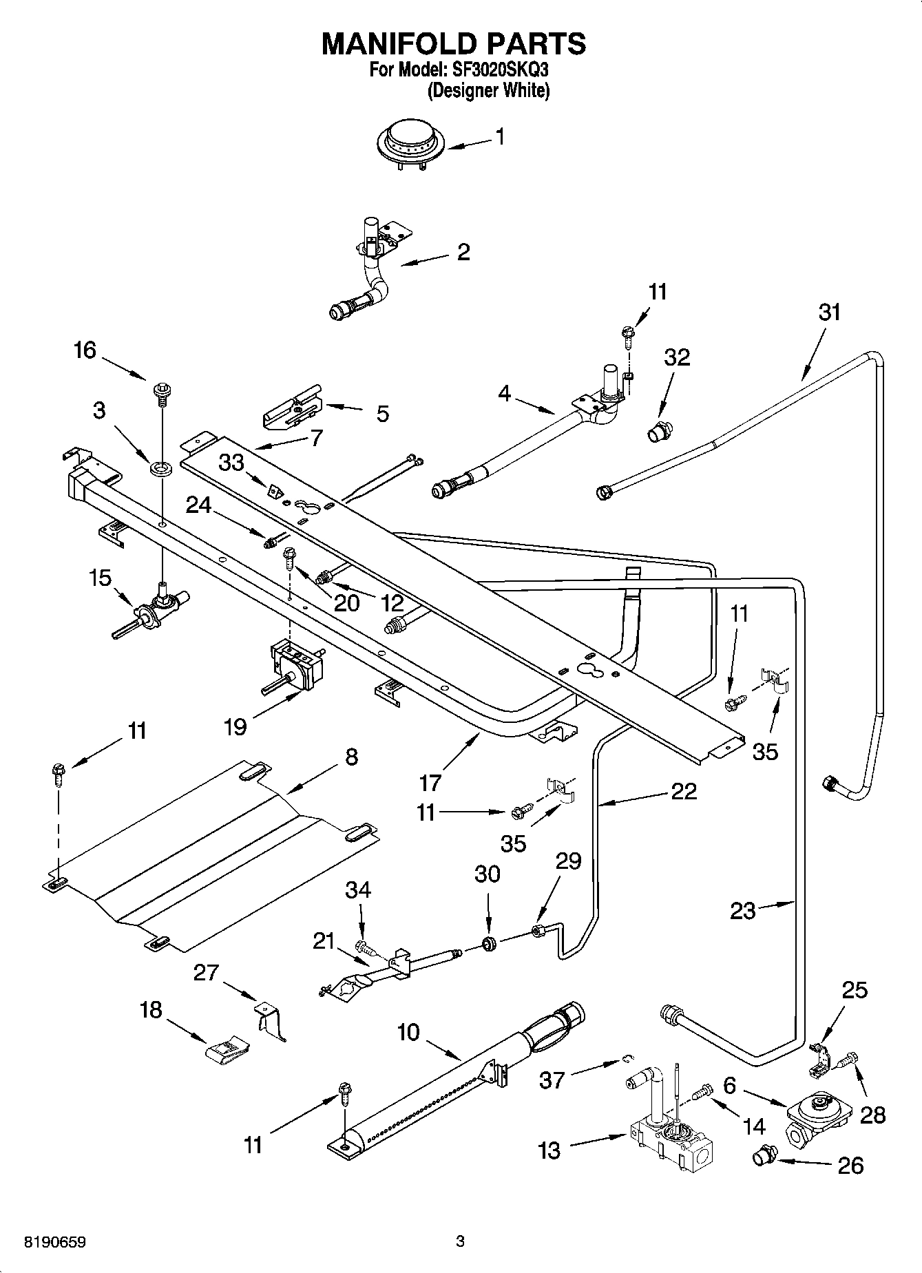 03 - MANIFOLD PARTS