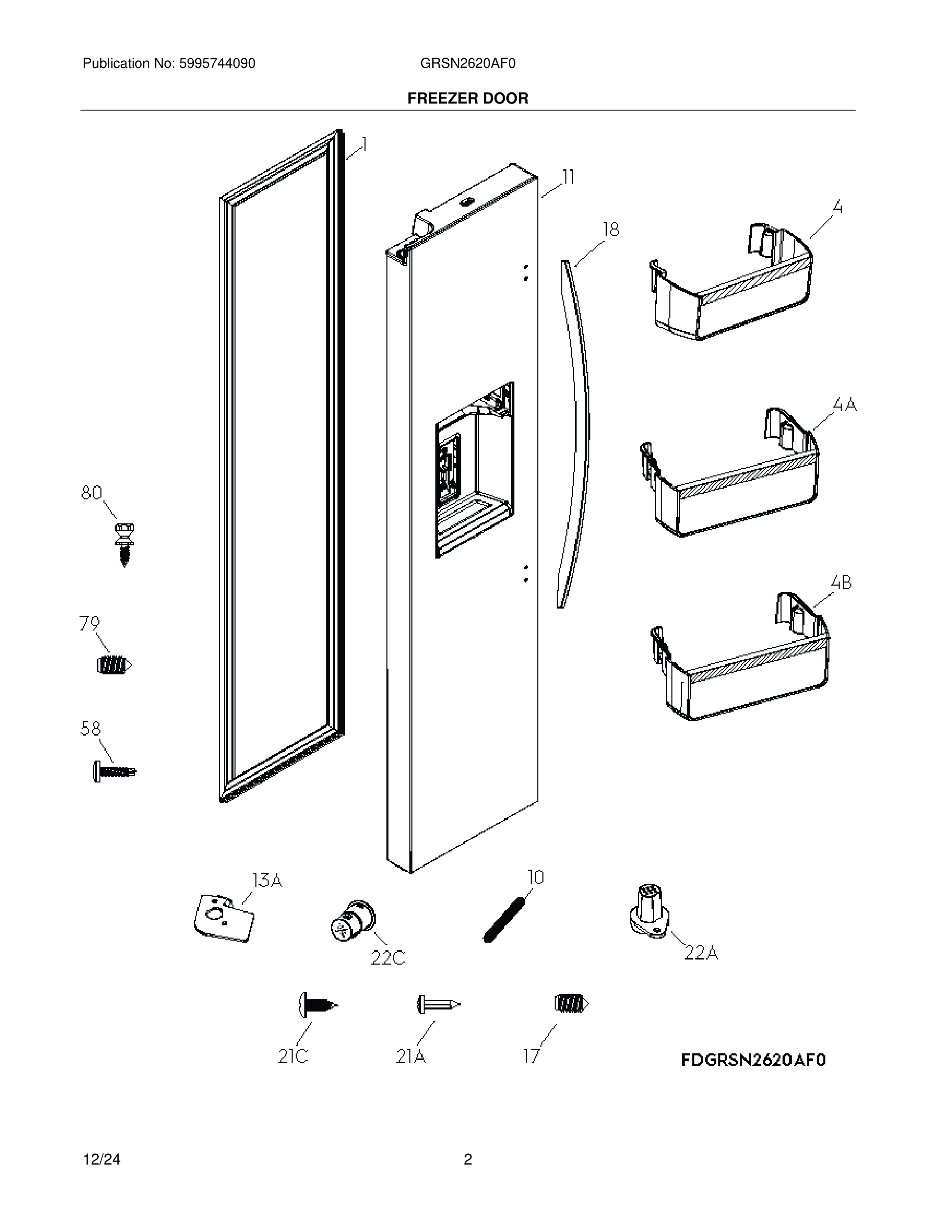 03 - FREEZER DOOR