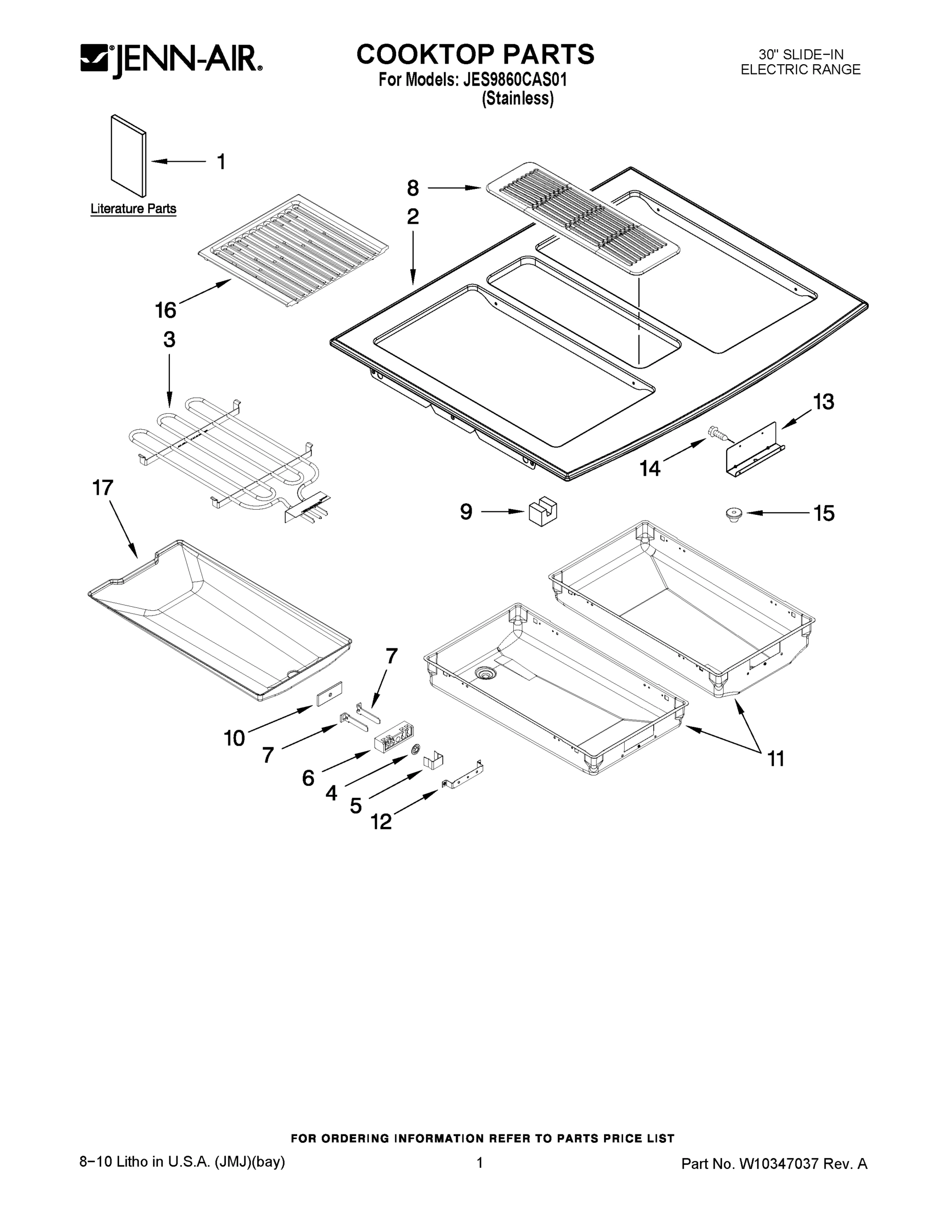 01 - COOKTOP PARTS