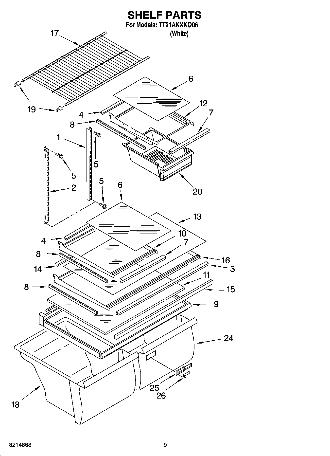05 - SHELF PARTS, OPTIONAL PARTS