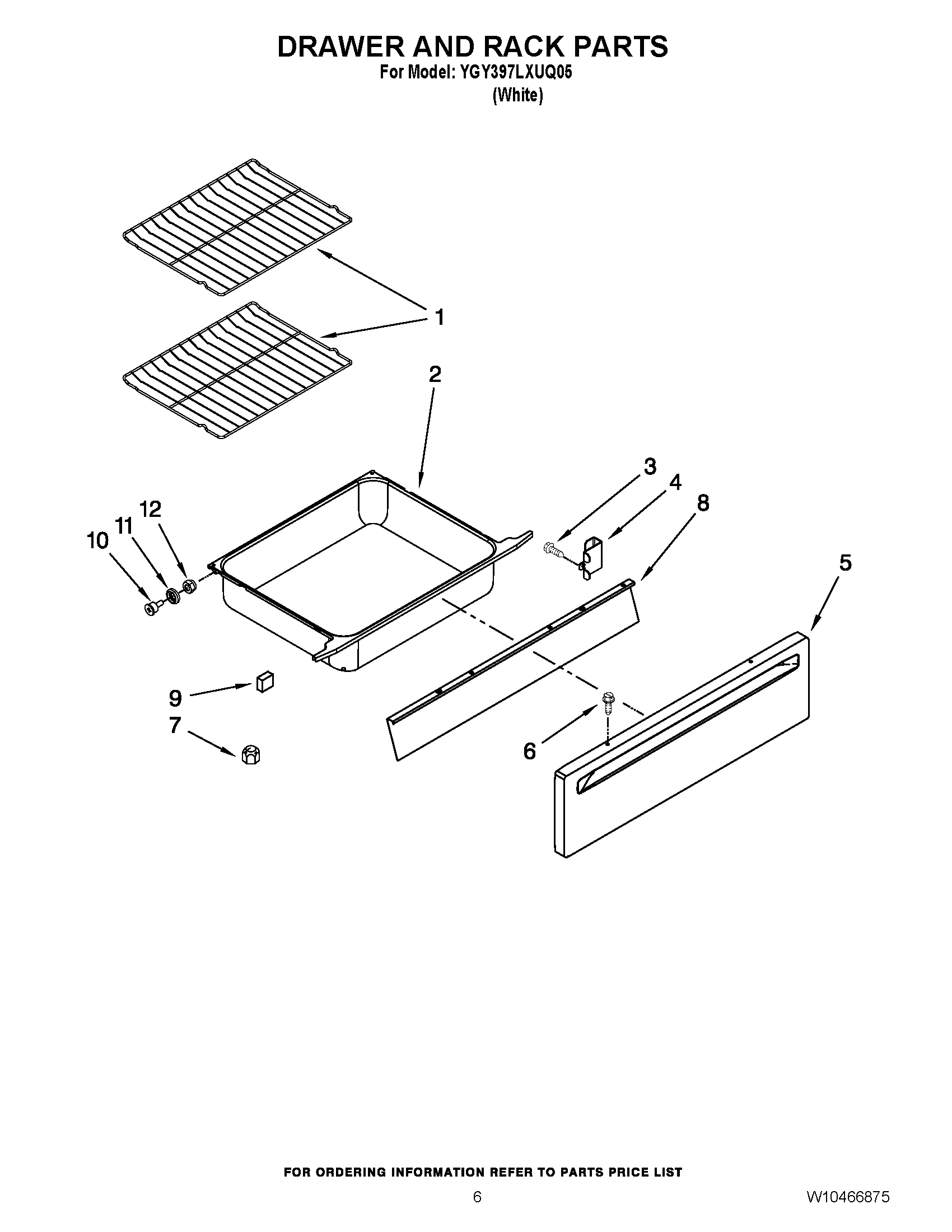 05 - DRAWER AND RACK PARTS