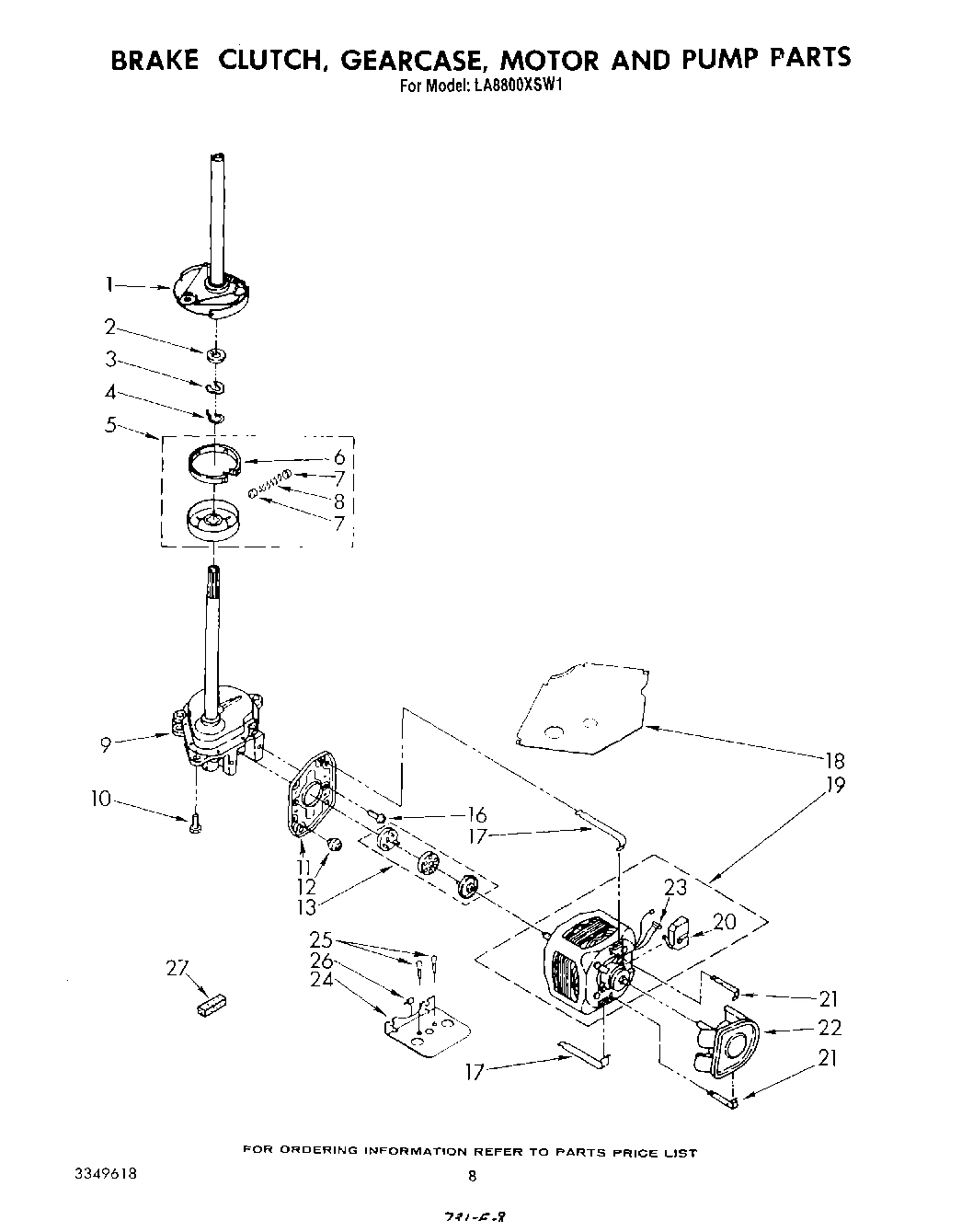 06 - BRAKE, CLUTCH, GEARCASE, MOTOR AND PUMP