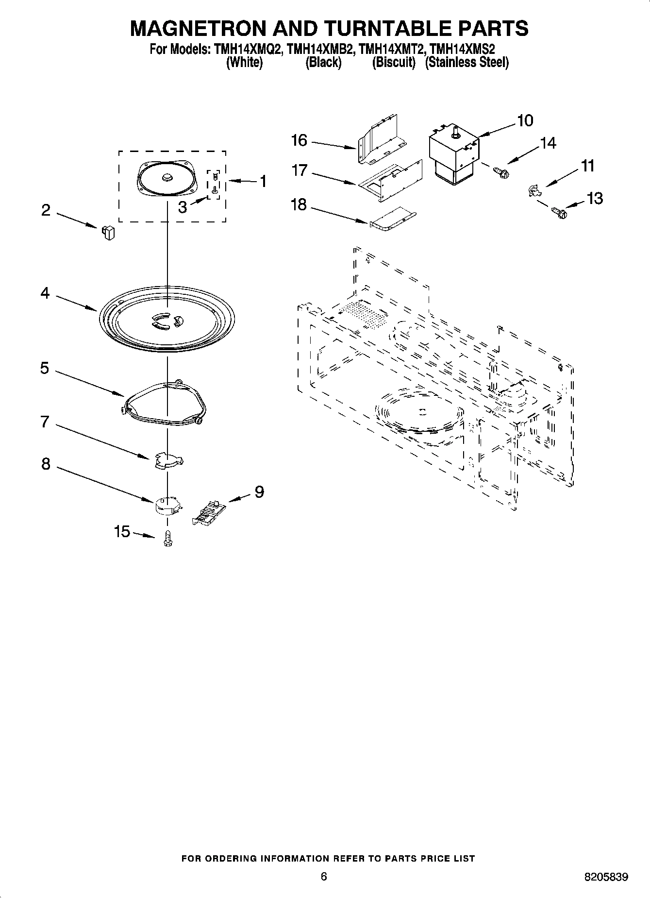 05 - MAGNETRON AND TURNTABLE PARTS