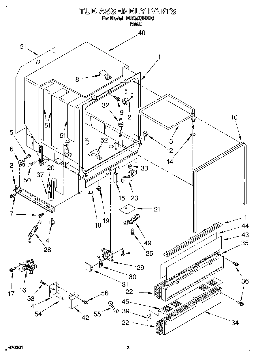 03 - TUB ASSEMBLY