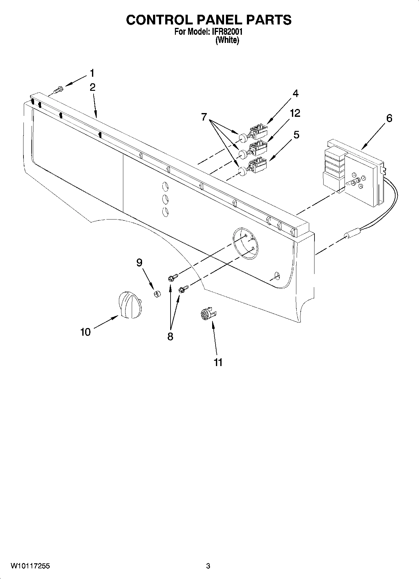 02 - CONTROL PANEL PARTS
