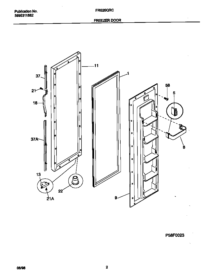 02 - FREEZER DOOR