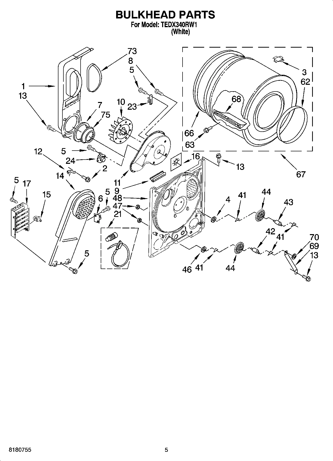03 - BULKHEAD PARTS, OPTIONAL PARTS (NOT INCLUDED)