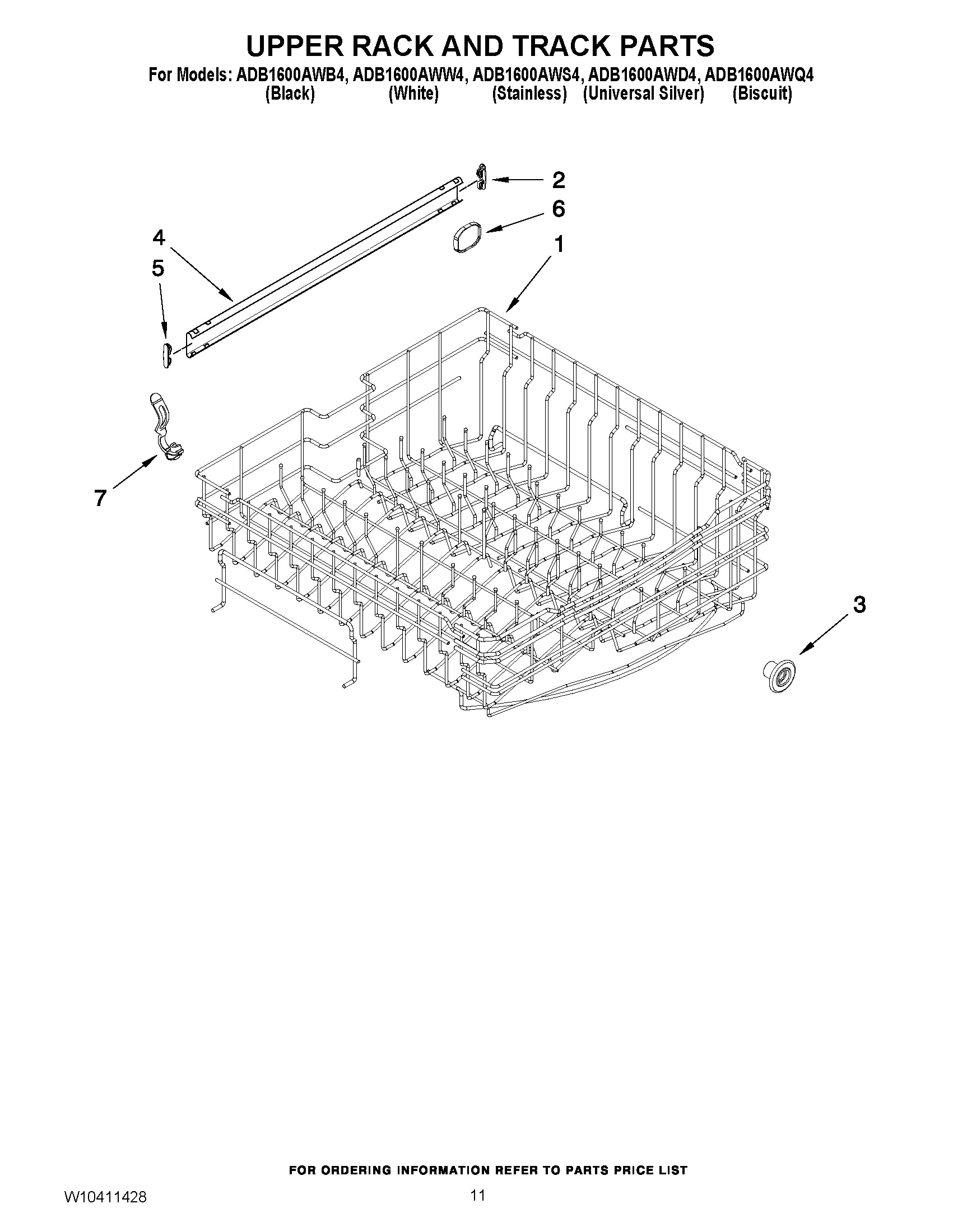 09 - UPPER RACK AND TRACK PARTS