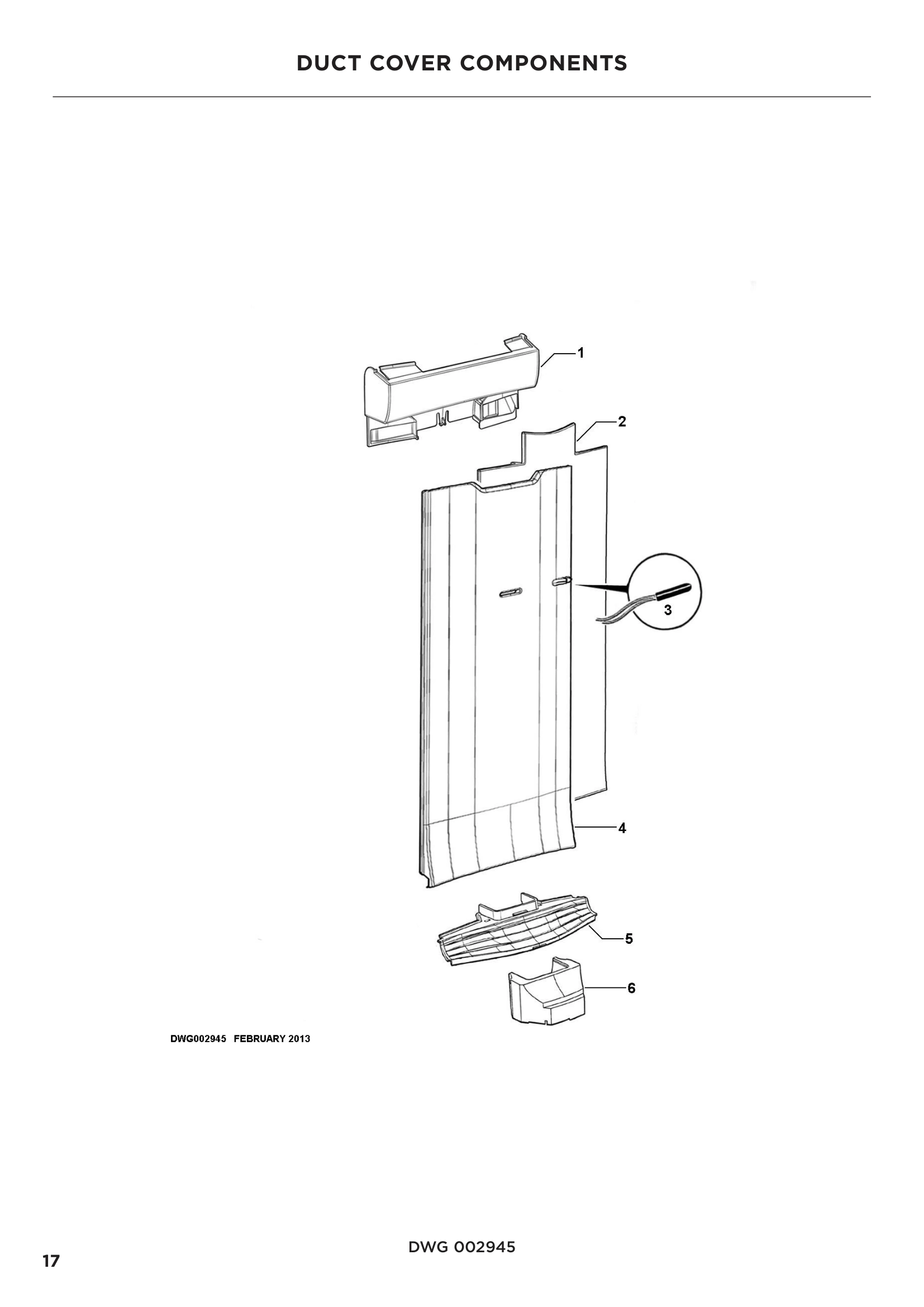DUCT COVER COMPONENTS