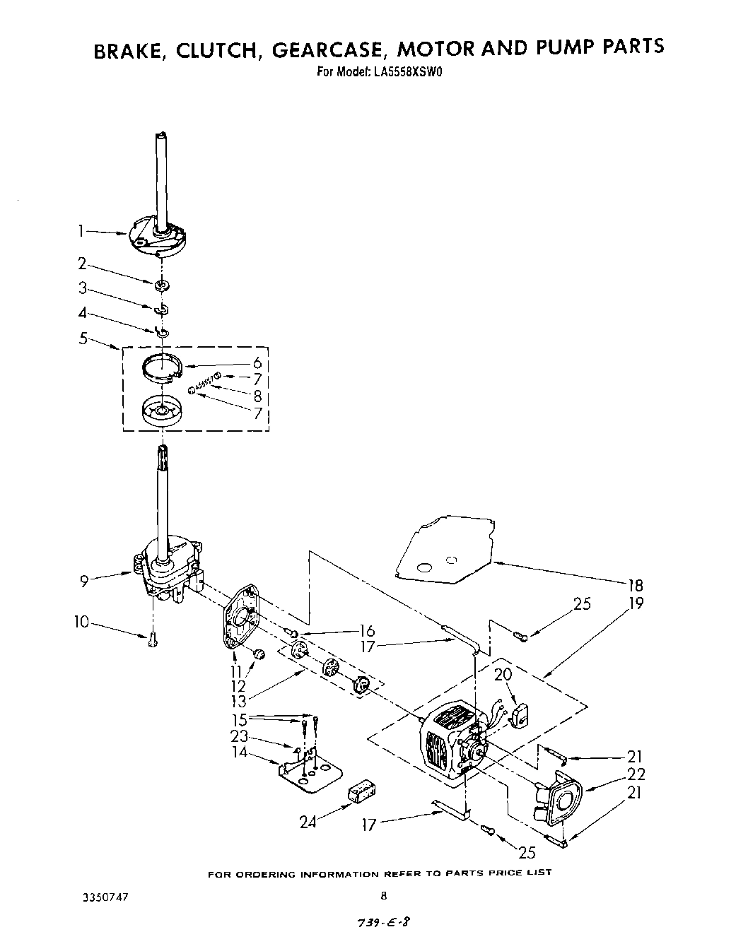 06 - BRAKE, CLUTCH, GEARCASE, MOTOR AND PUMP