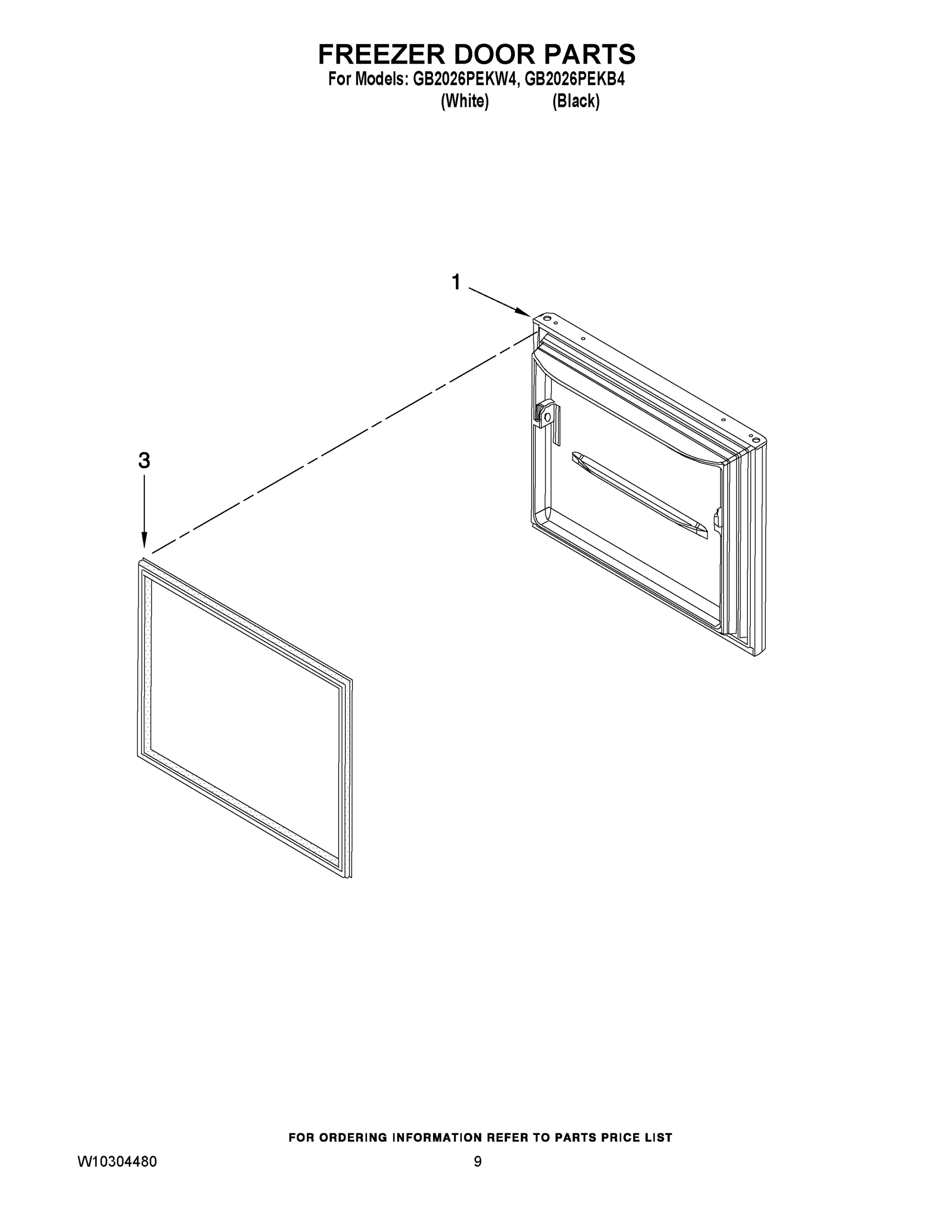 05 - FREEZER DOOR PARTS