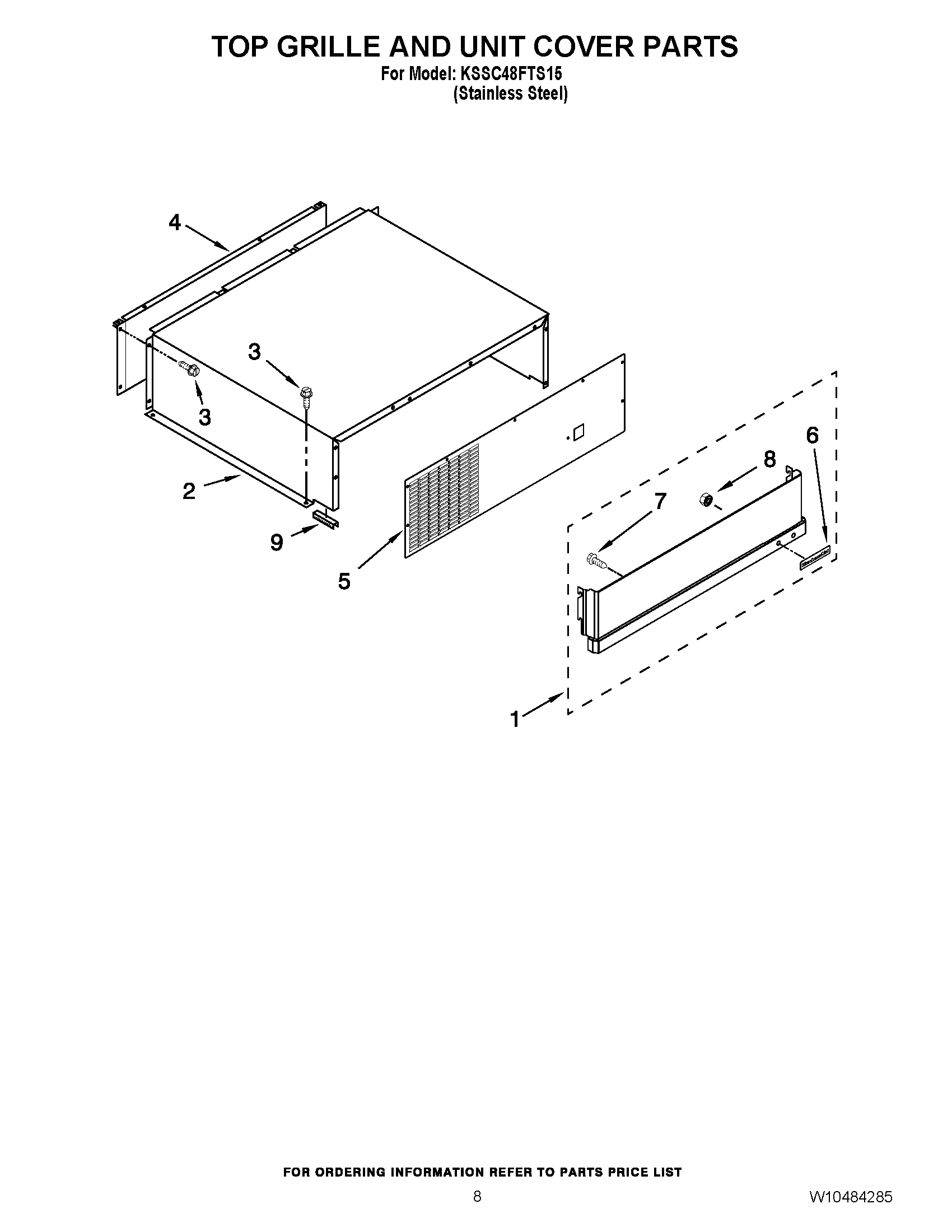 06 - TOP GRILLE AND UNIT COVER PARTS