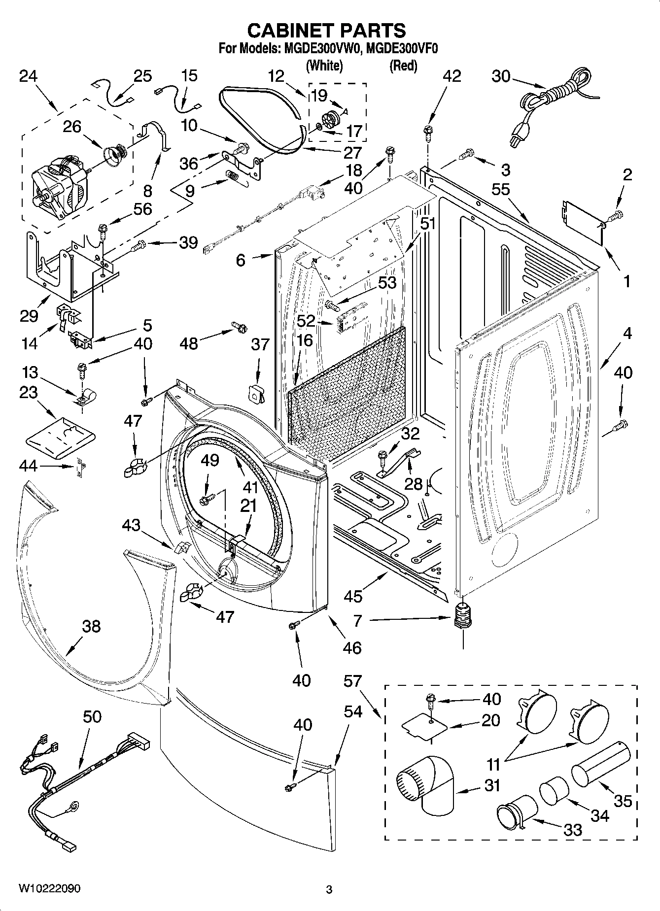 02 - CABINET PARTS
