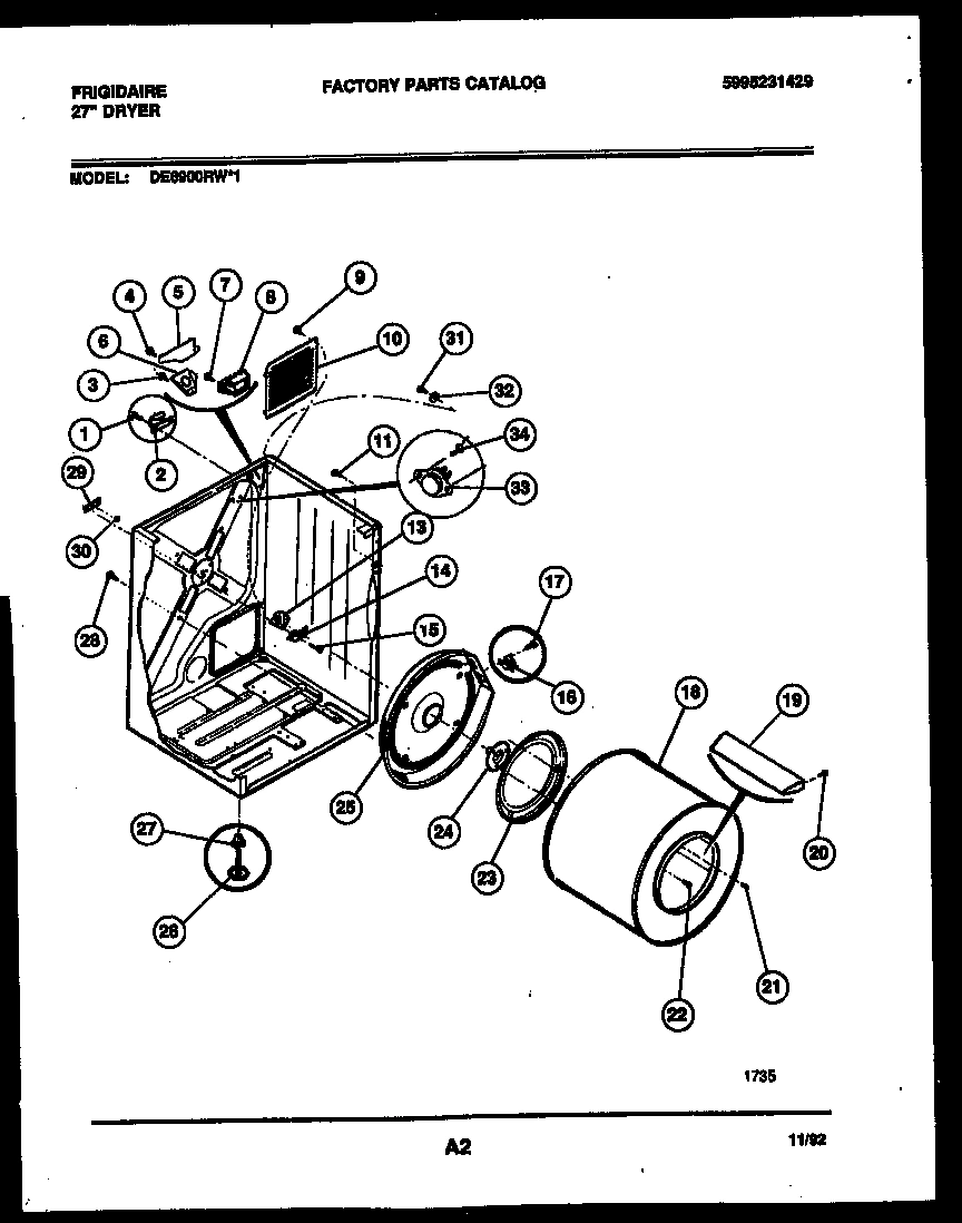 02 - CABINET AND COMPONENT PARTS