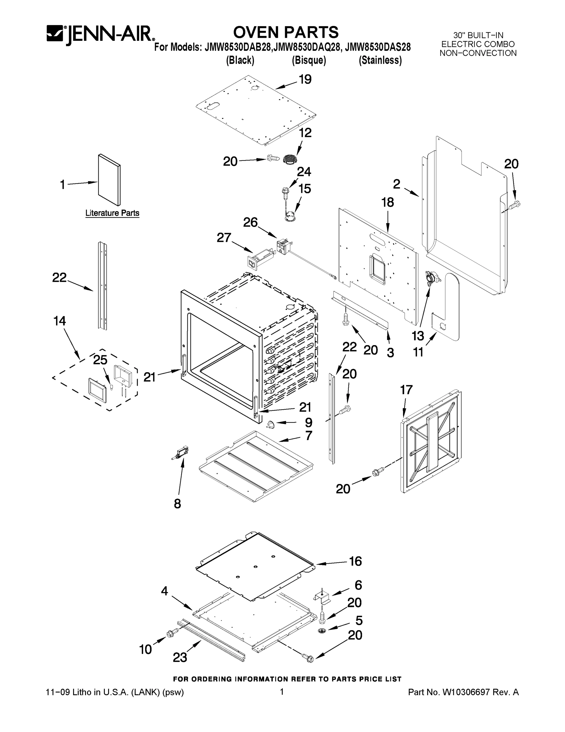 01 - OVEN PARTS