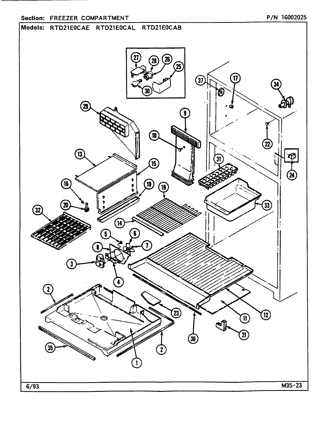 01 - FREEZER COMPARTMENT
