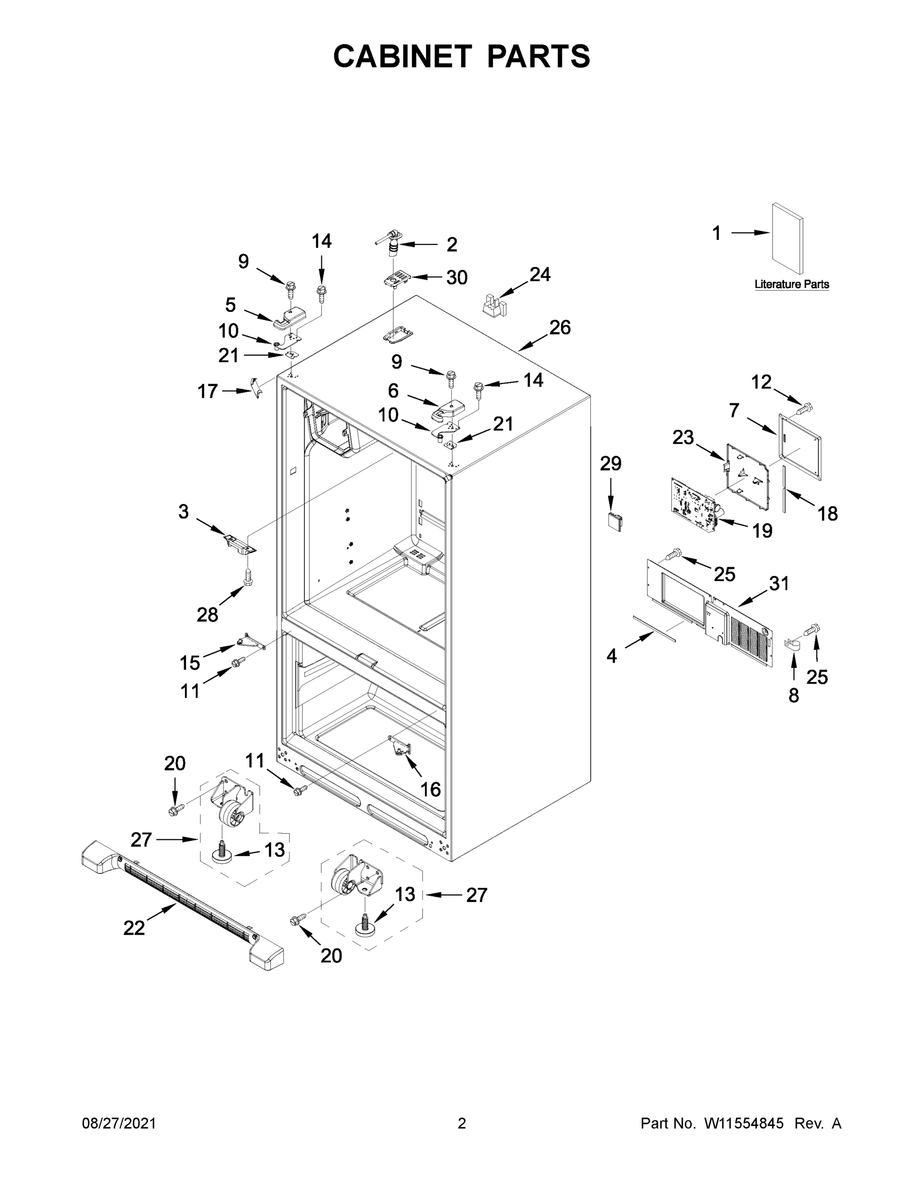 02 - CABINET PARTS