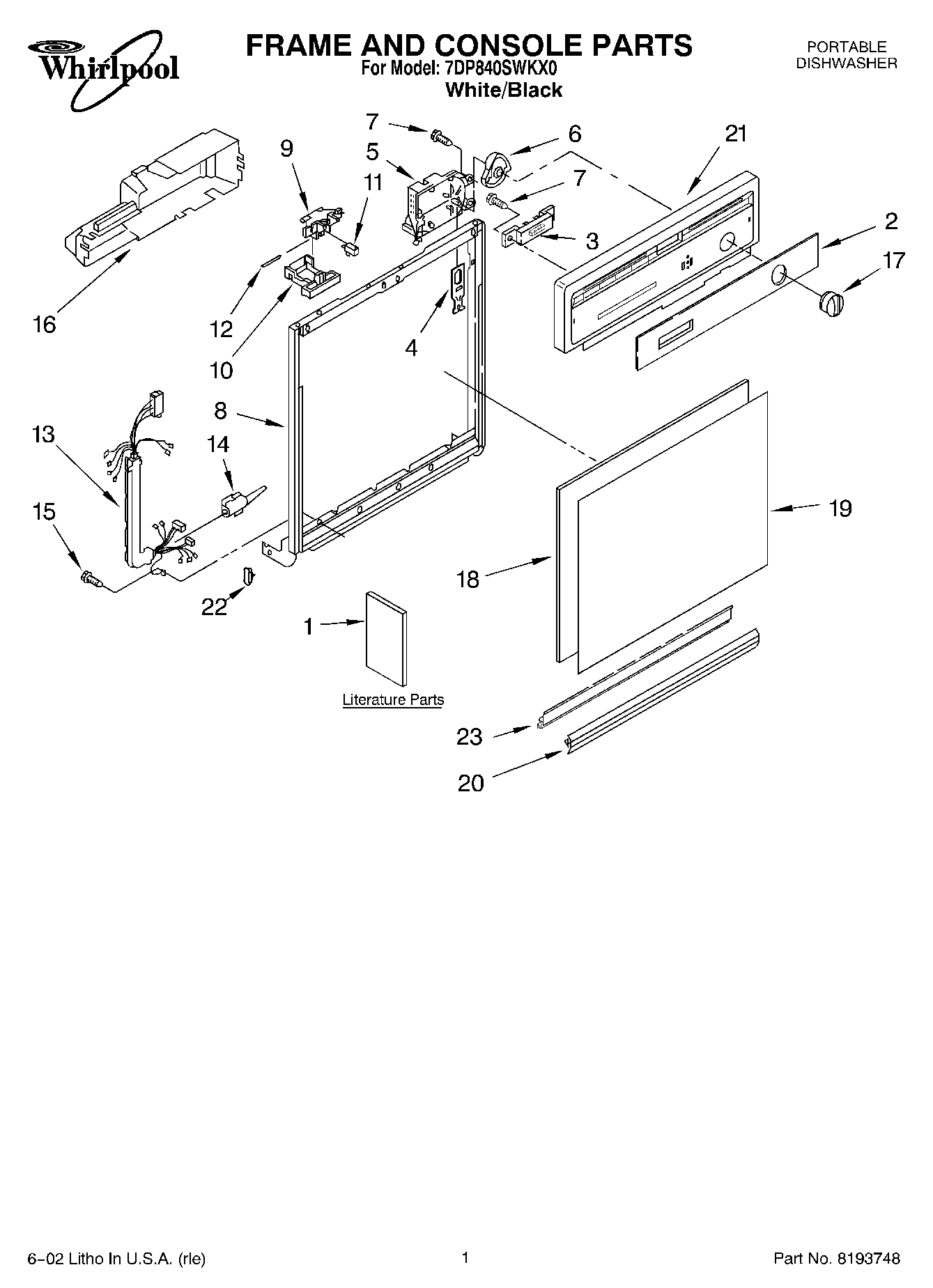 01 - FRAME AND CONSOLE PARTS