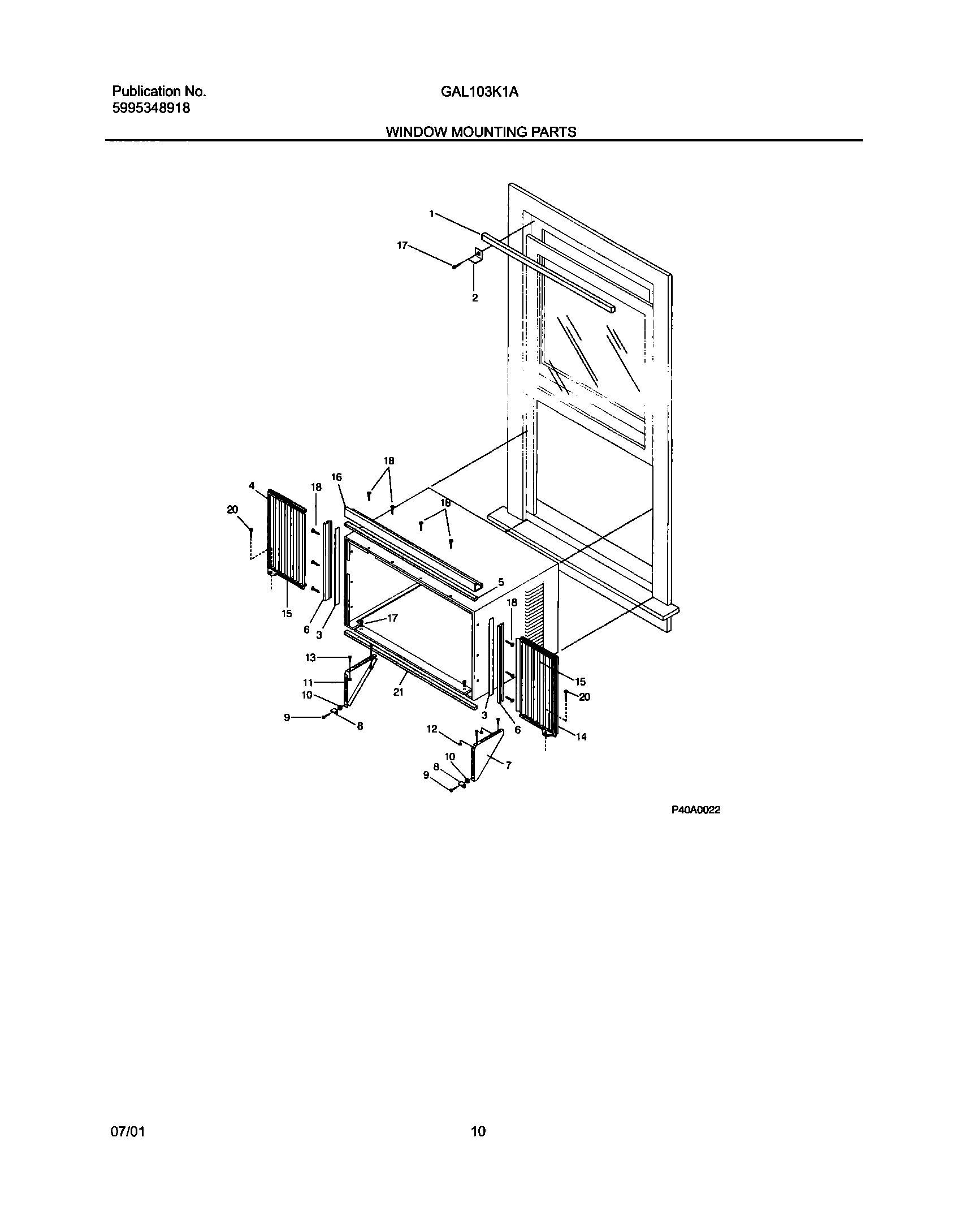 11 - WINDOW MOUNTING