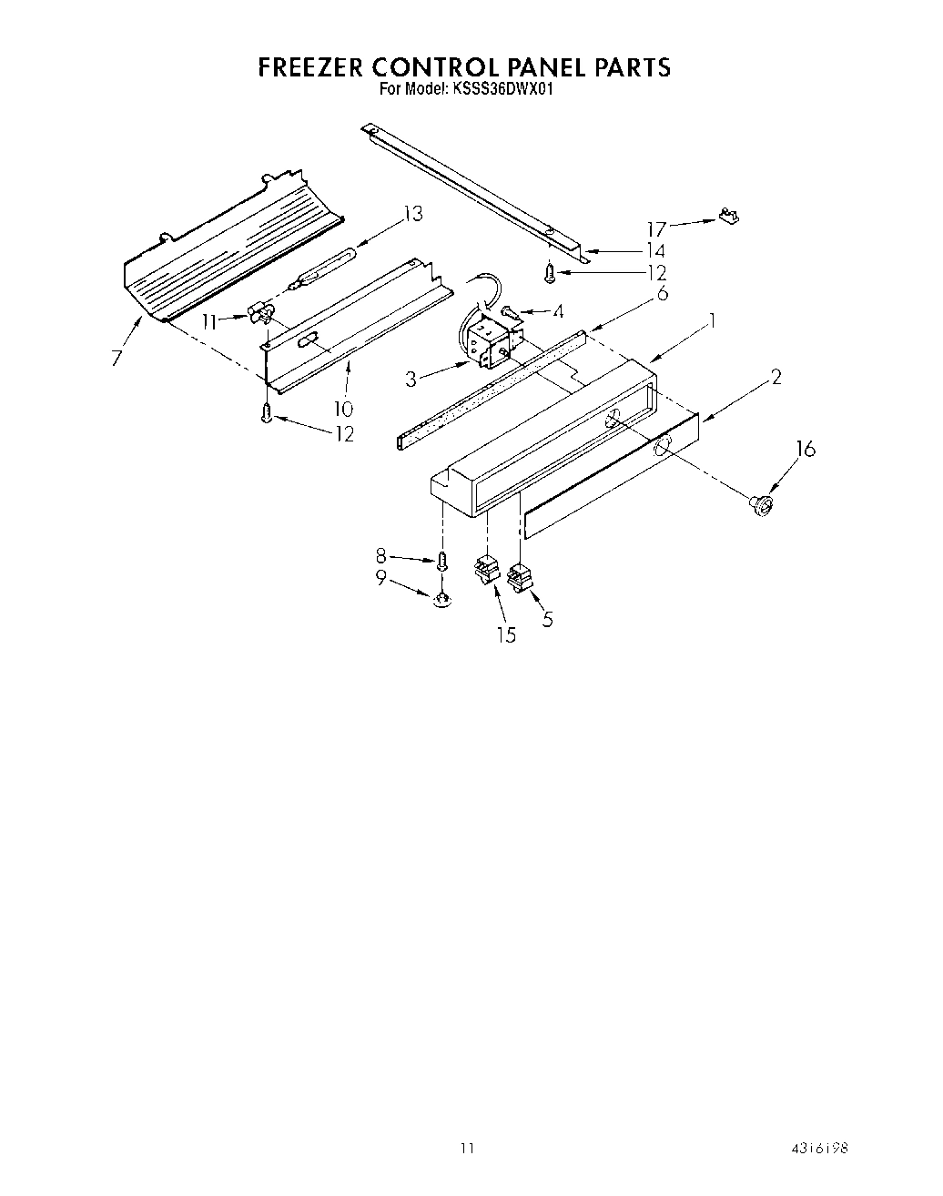 07 - FREEZER CONTROL PANEL