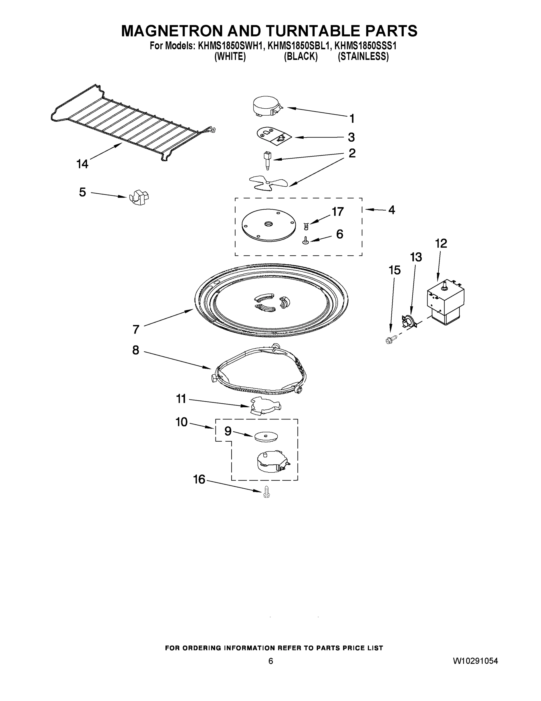 05 - MAGNETRON AND TURNTABLE PARTS