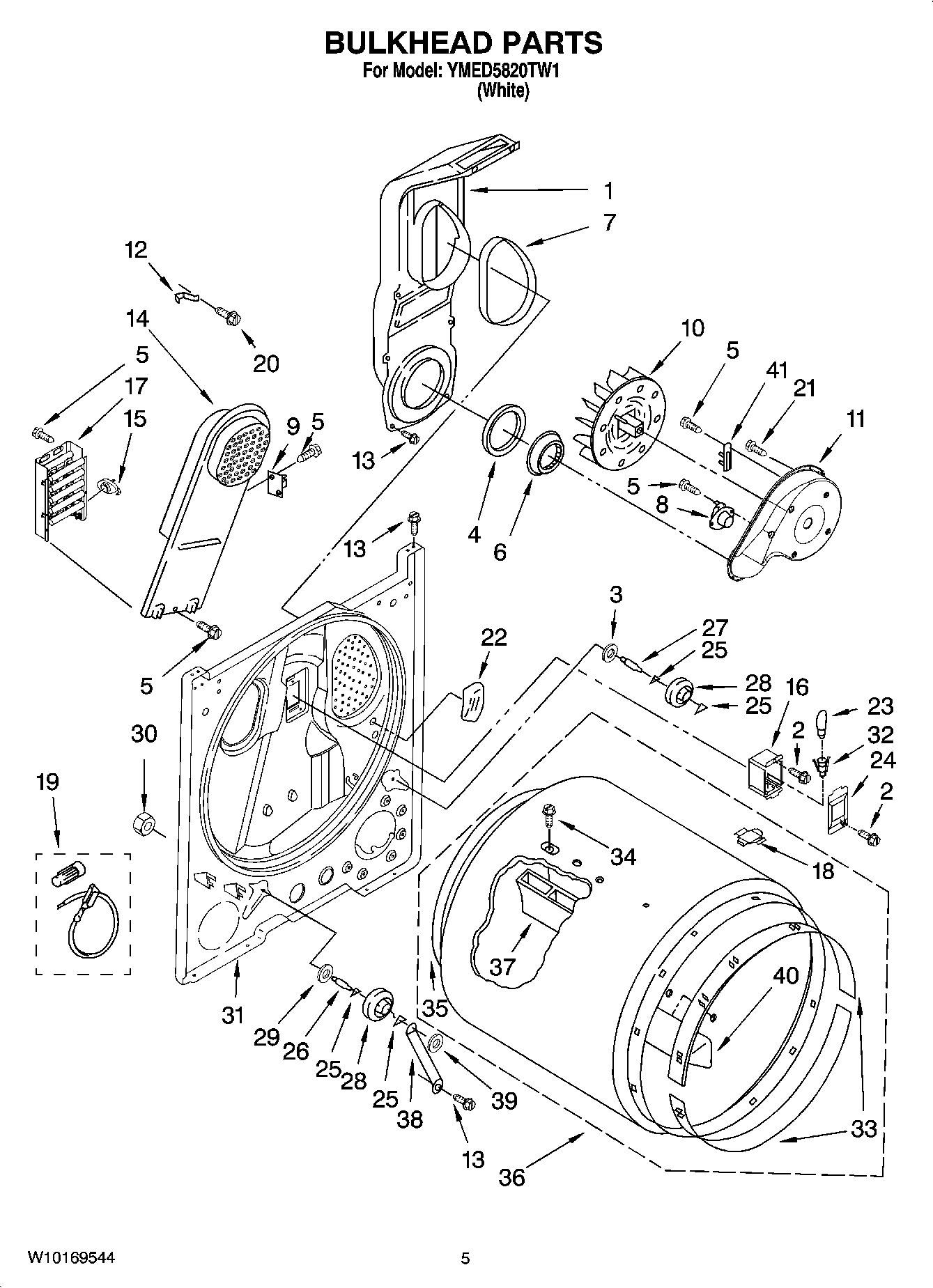03 - BULKHEAD PARTS, OPTIONAL PARTS (NOT INCLUDED)