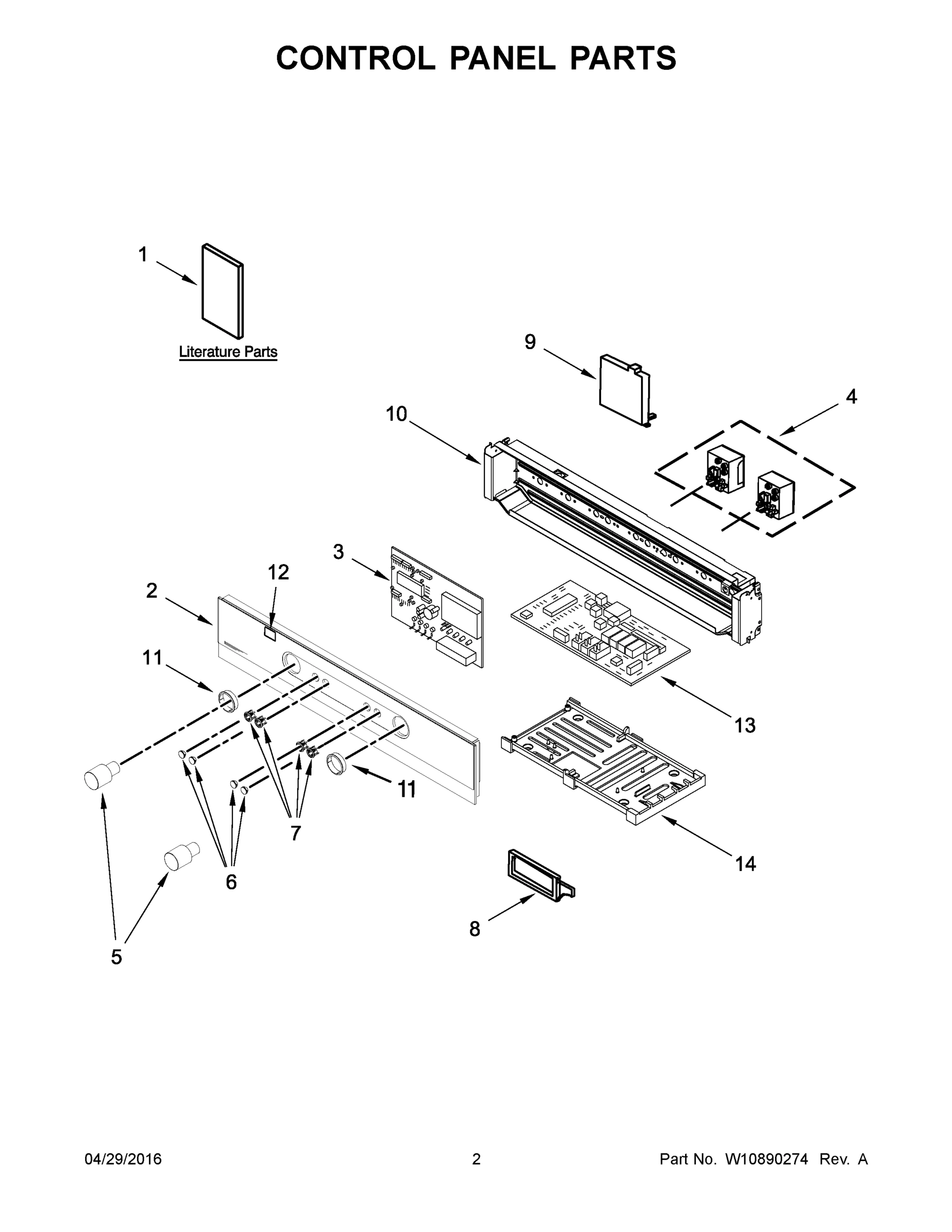 02 - CONTROL PANEL PARTS