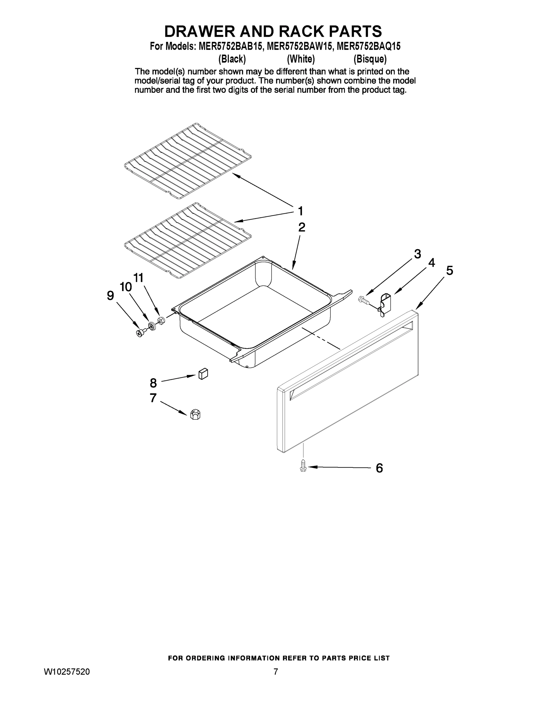 05 - DRAWER AND RACK PARTS