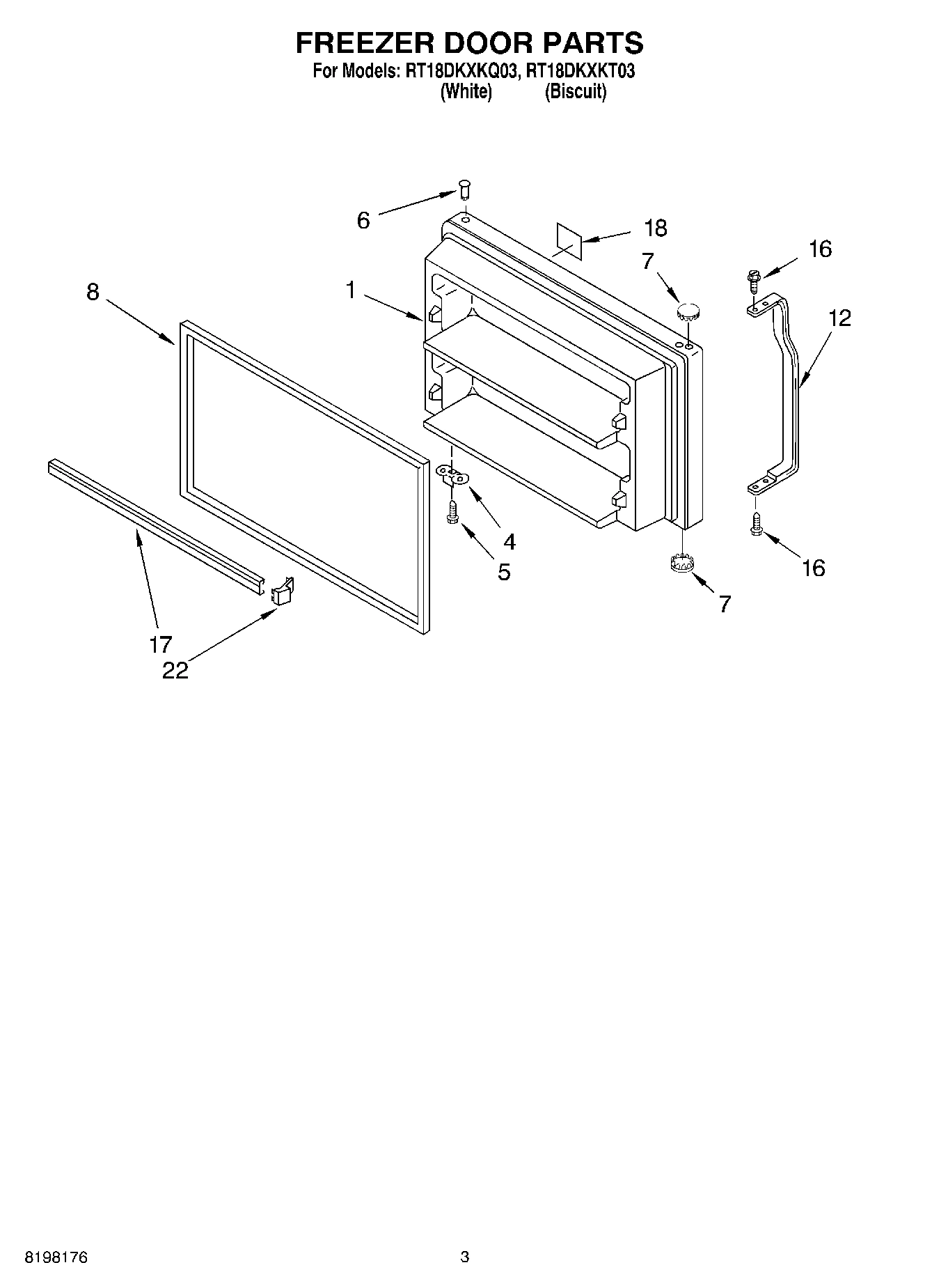 02 - FREEZER DOOR