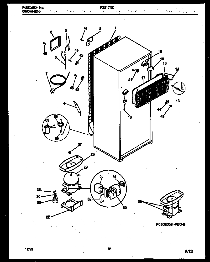 07 - SYSTEM AND AUTOMATIC DEFROST PARTS