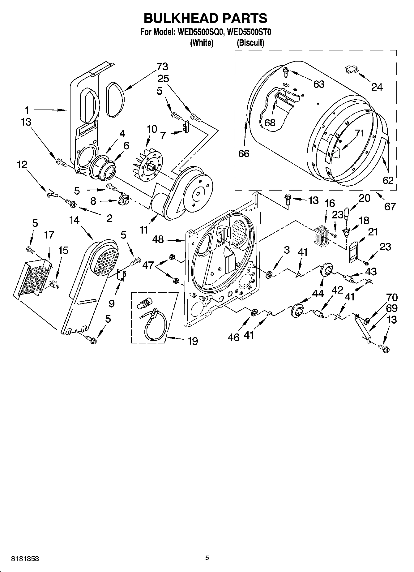 03 - BULKHEAD PARTS, OPTIONAL PARTS (NOT INCLUDED)