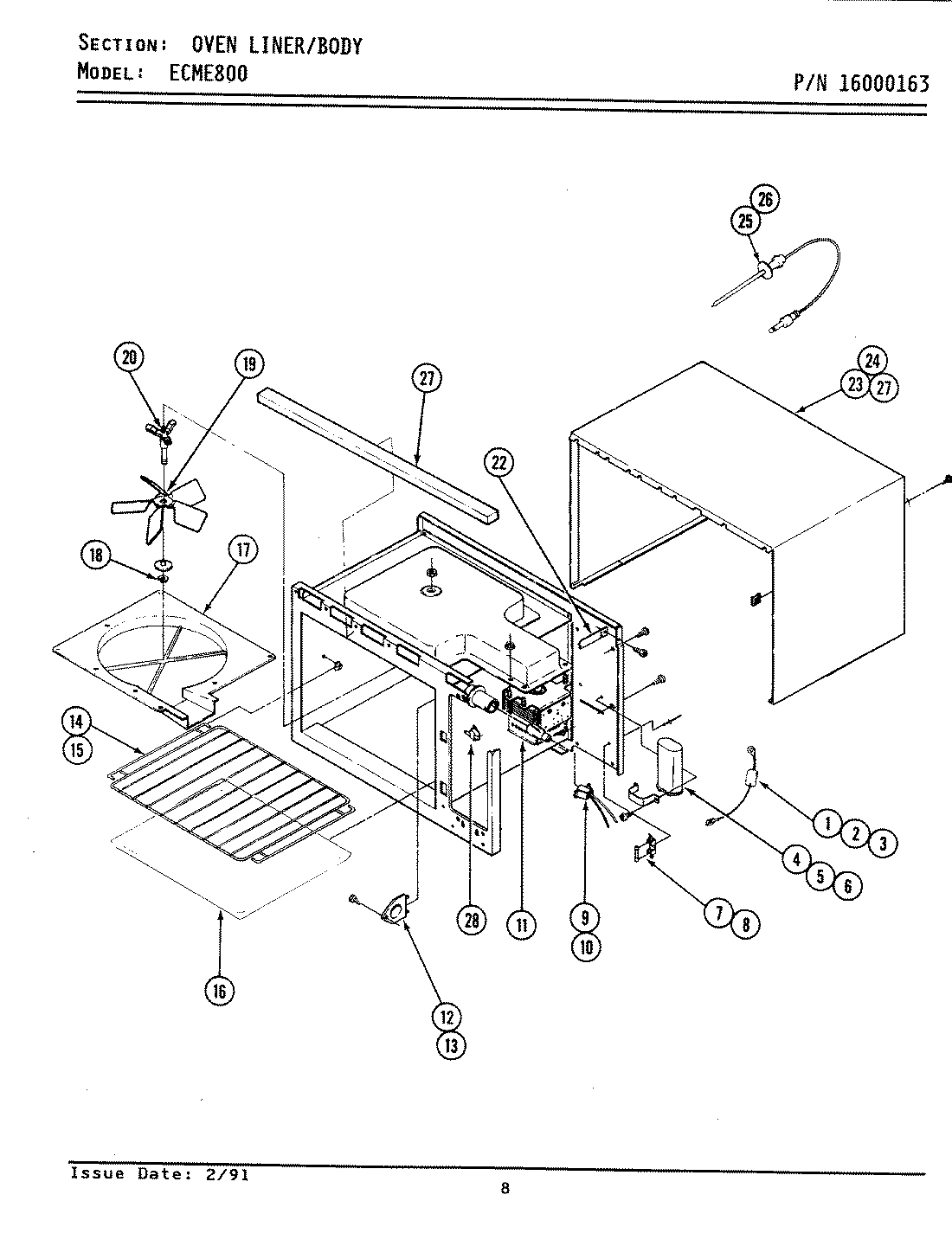 05 - OVEN LINER-BODY (ECME800)