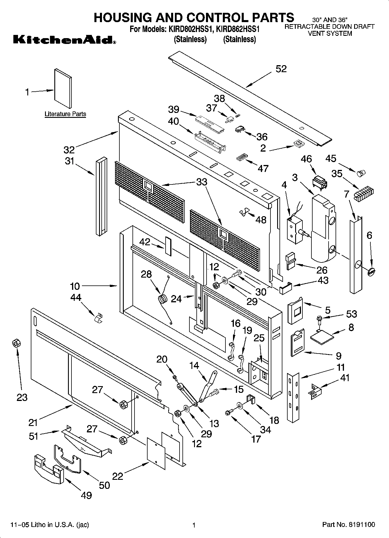 01 - HOUSING AND CONTROL PARTS