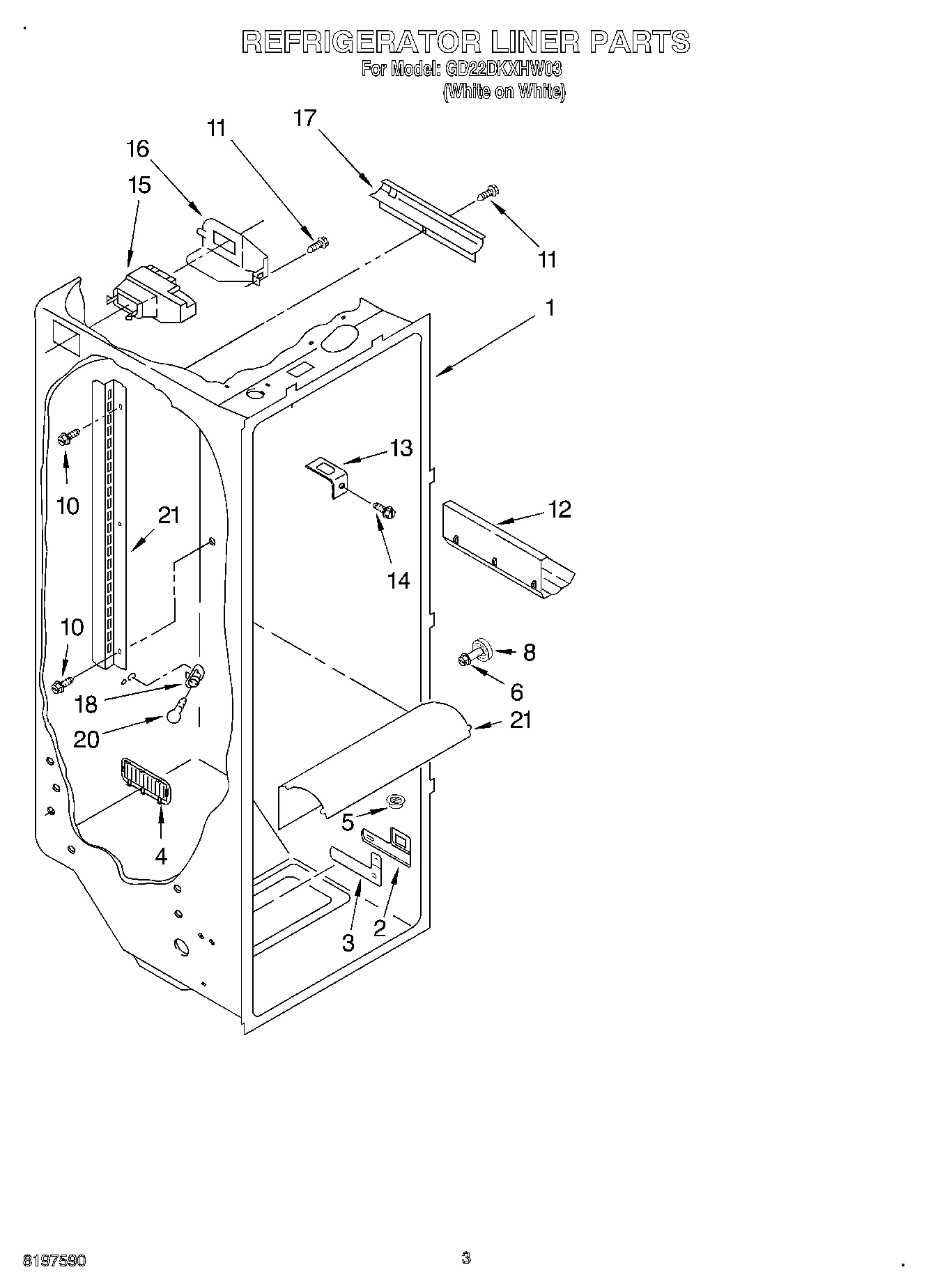 02 - REFRIGERATOR LINER