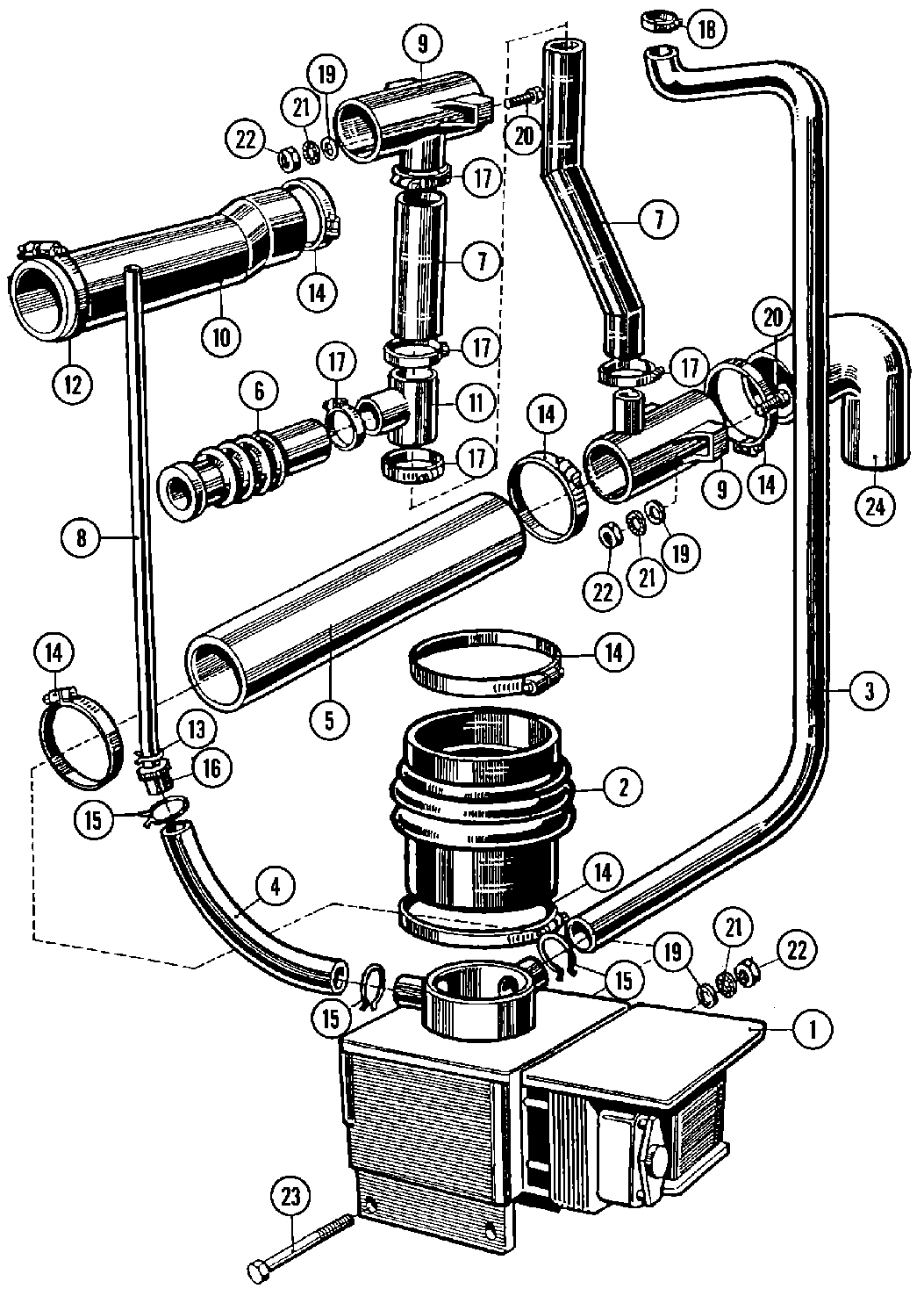 09 - DRAIN & HOSE ASSEMBLY (SERIES 10)
