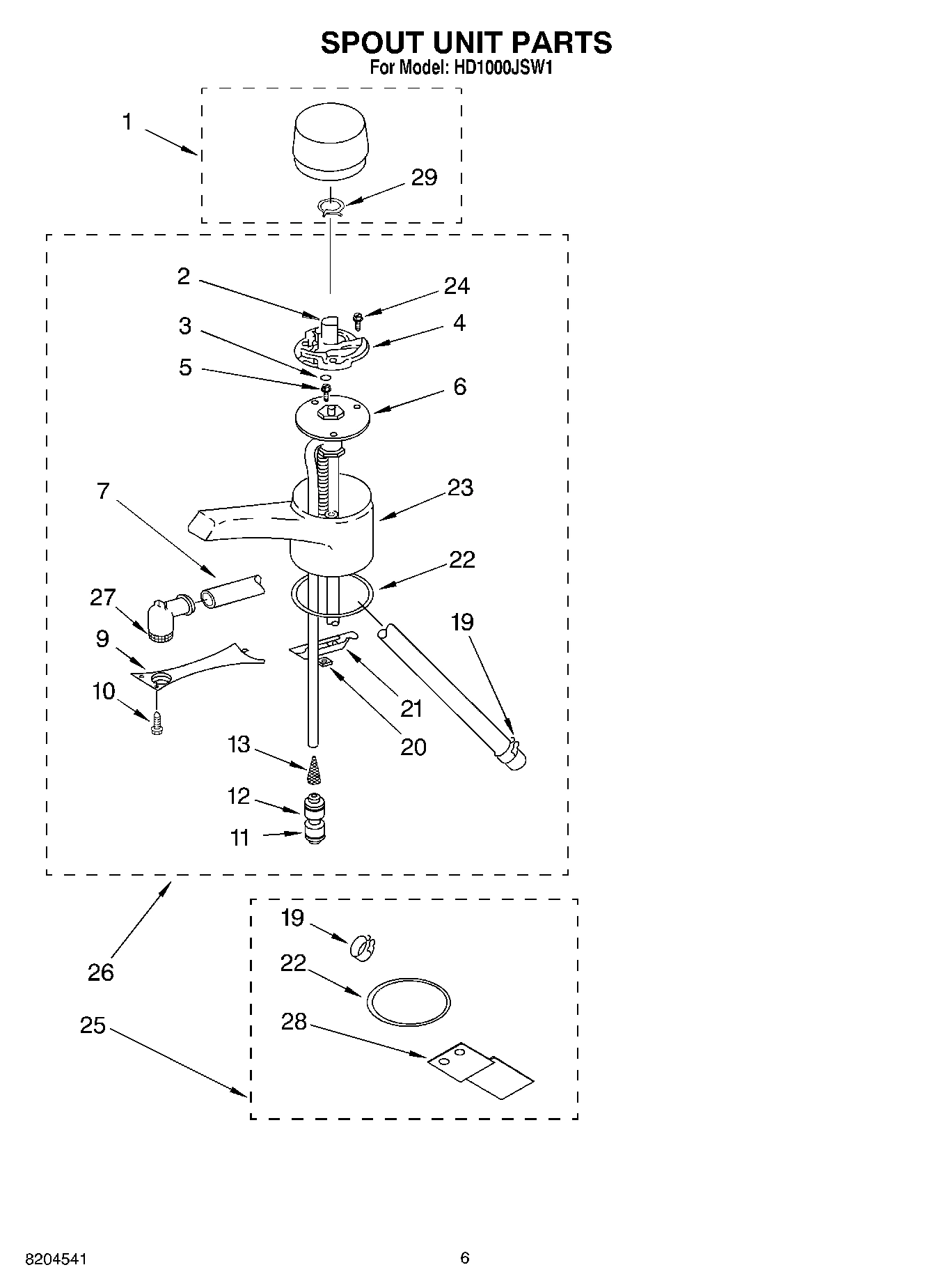 03 - SPOUT UNIT PARTS