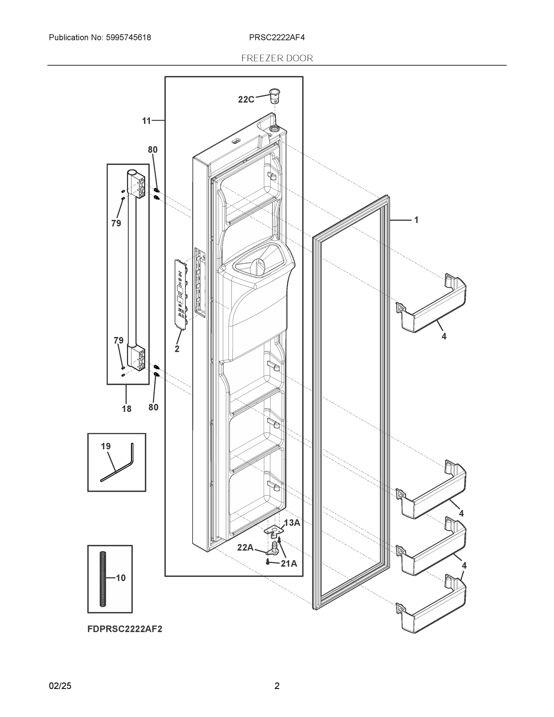 02 - FREEZER DOOR