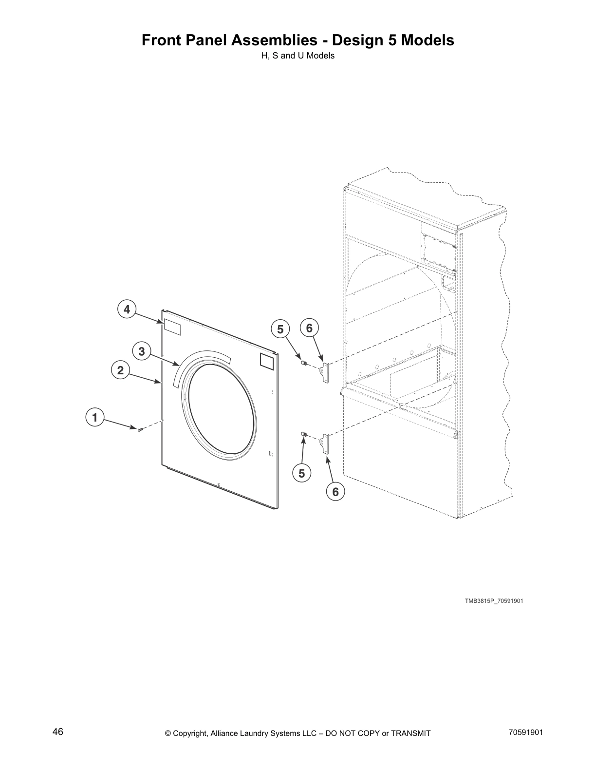 Front Panel Assemblies - Design 5 Models
