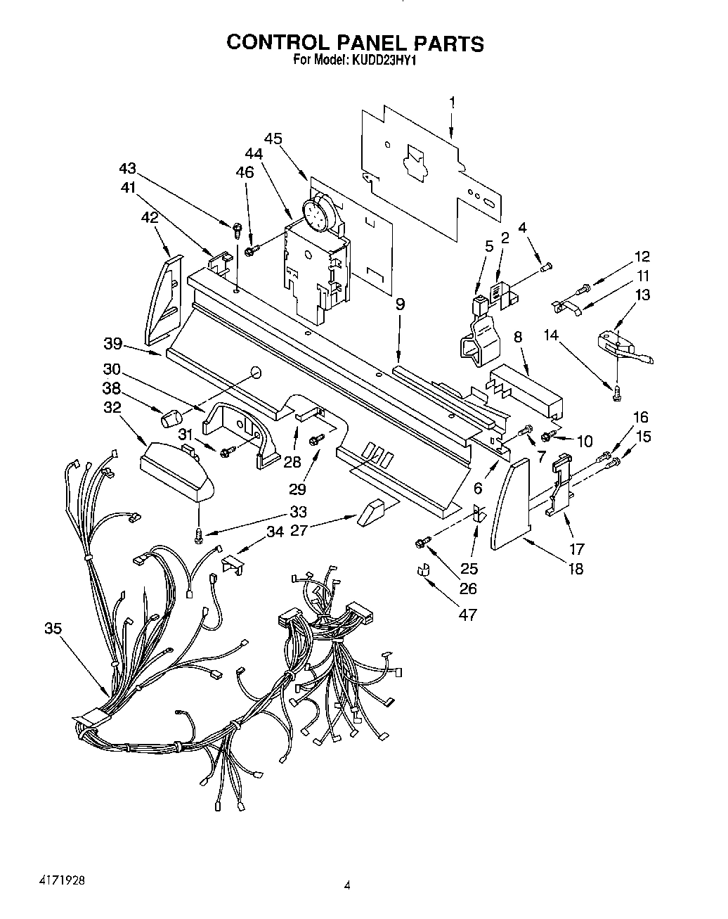 03 - CONTROL PANEL, LIT/OPTIONAL