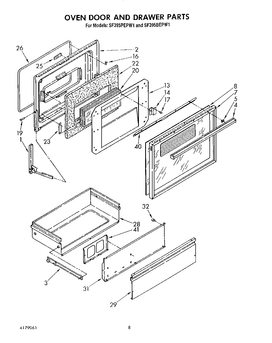 06 - OVEN DOOR AND DRAWER
