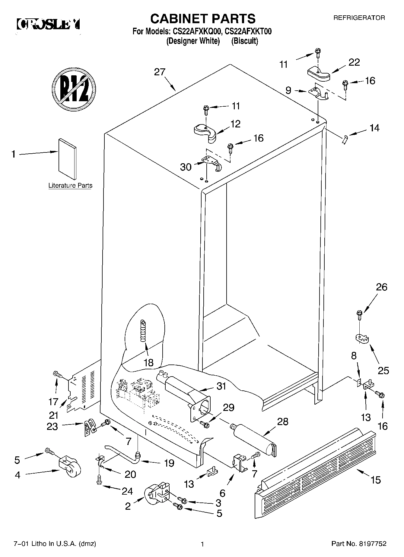01 - CABINET, LITERATURE