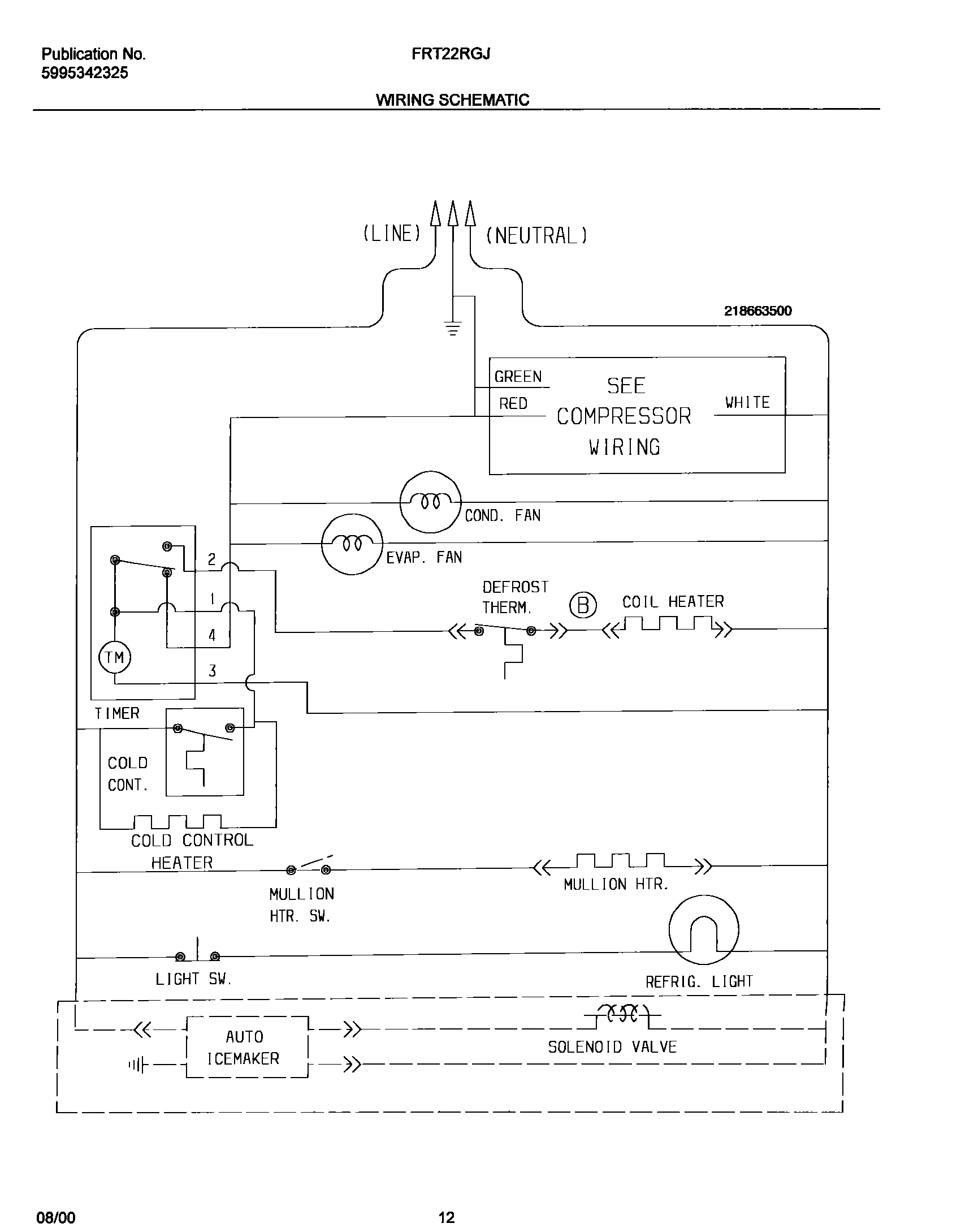 12 - WIRING SCHEMATIC