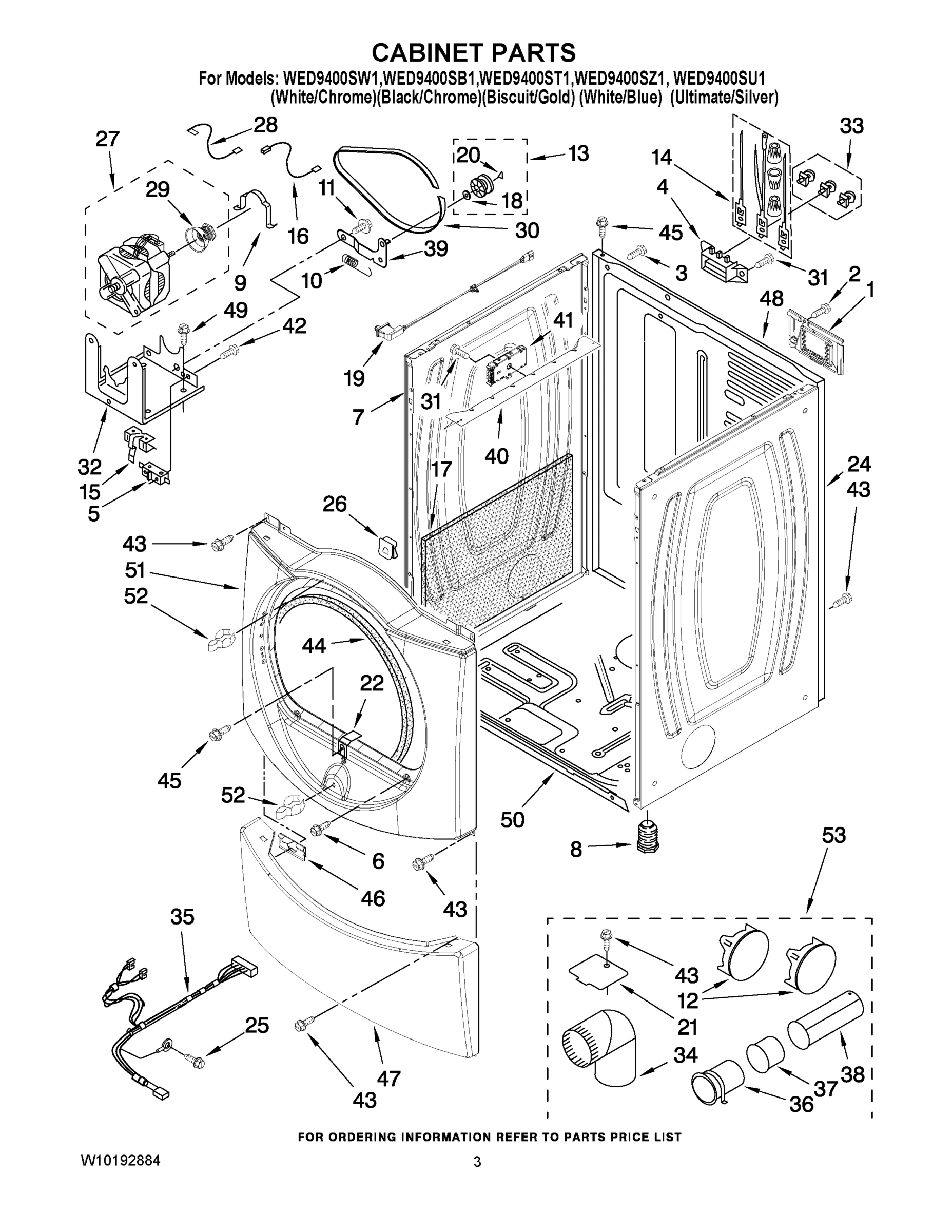 02 - CABINET PARTS