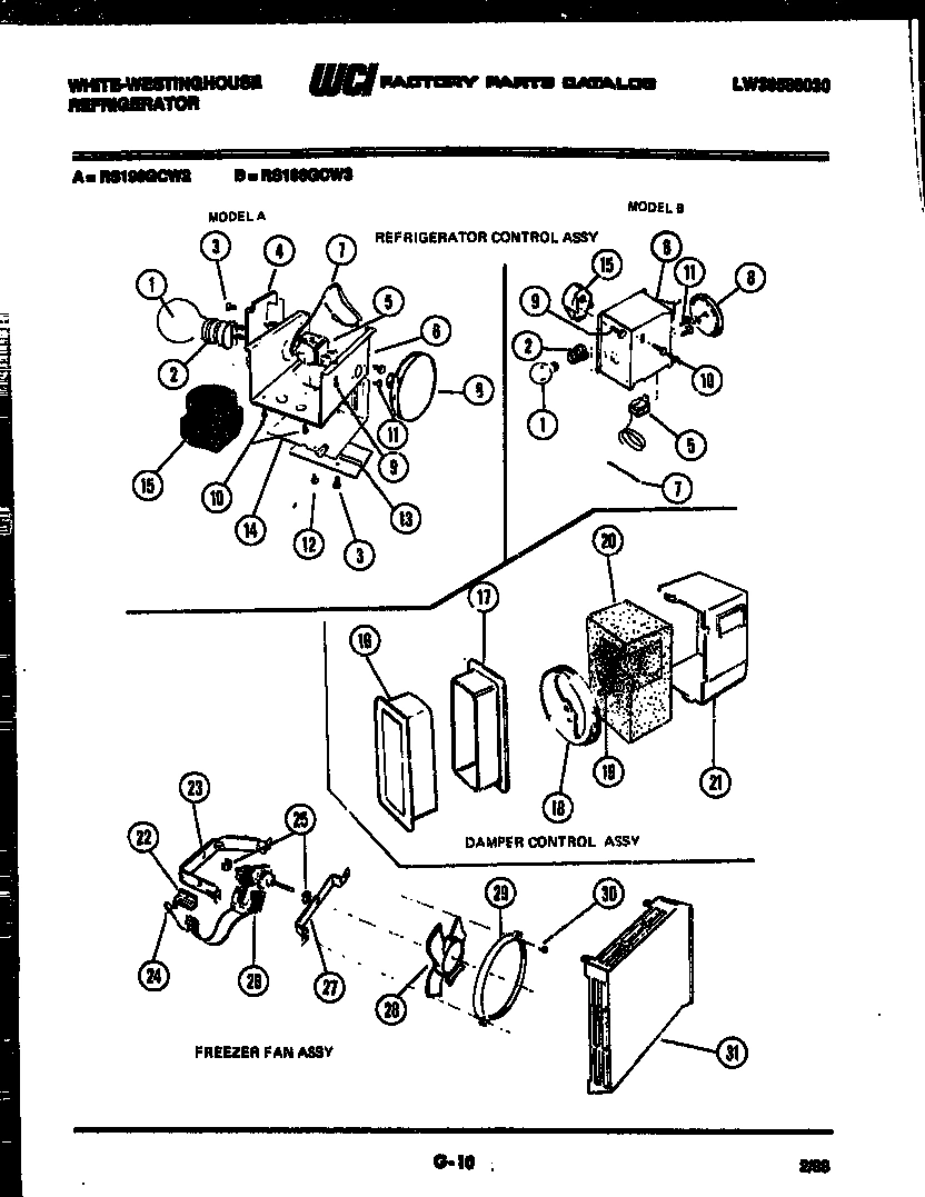 06 - REFRIGERATOR CONTROL ASSEMBLY, DAMP