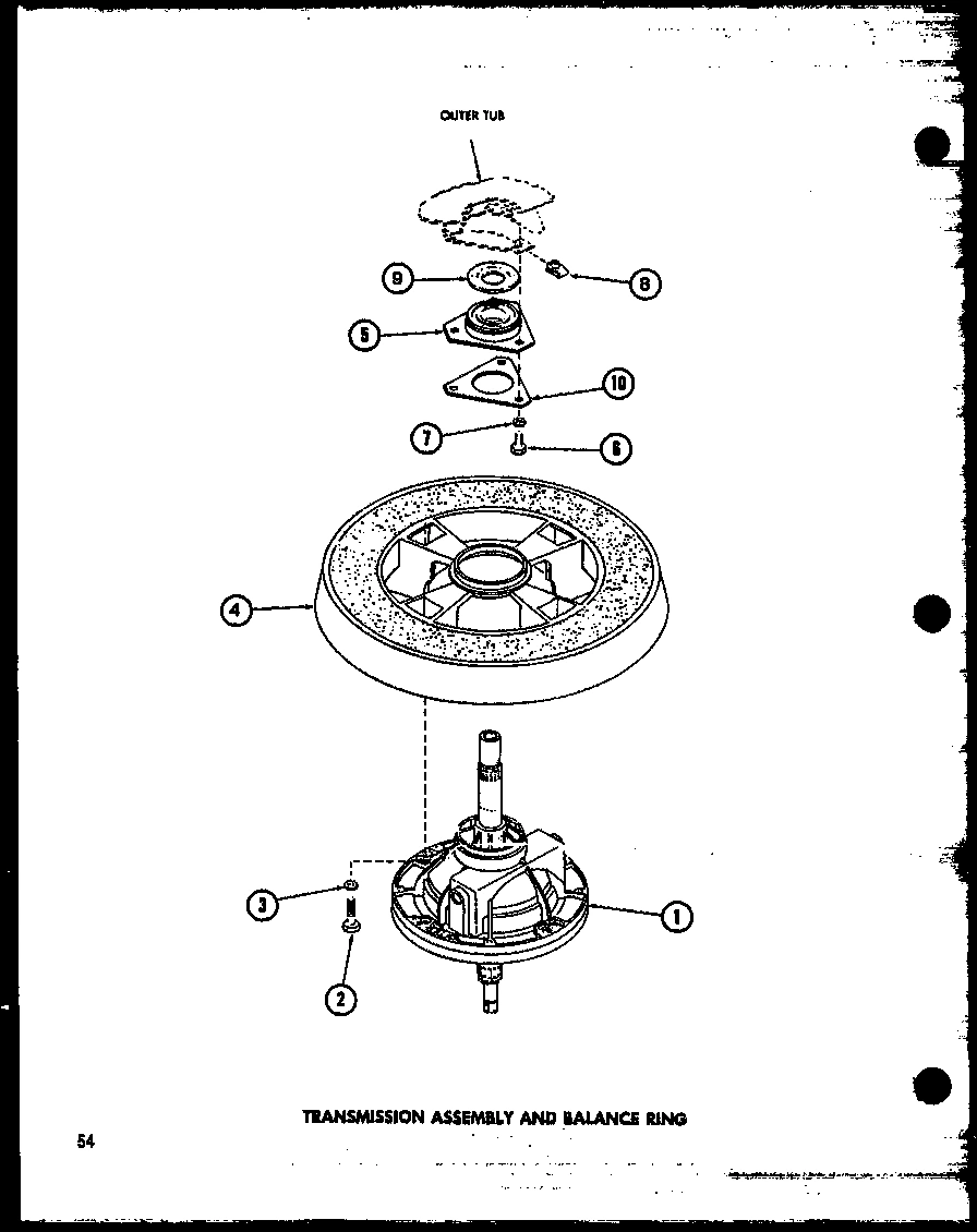15 - TRANSMISSION ASSY AND BALANCE RING