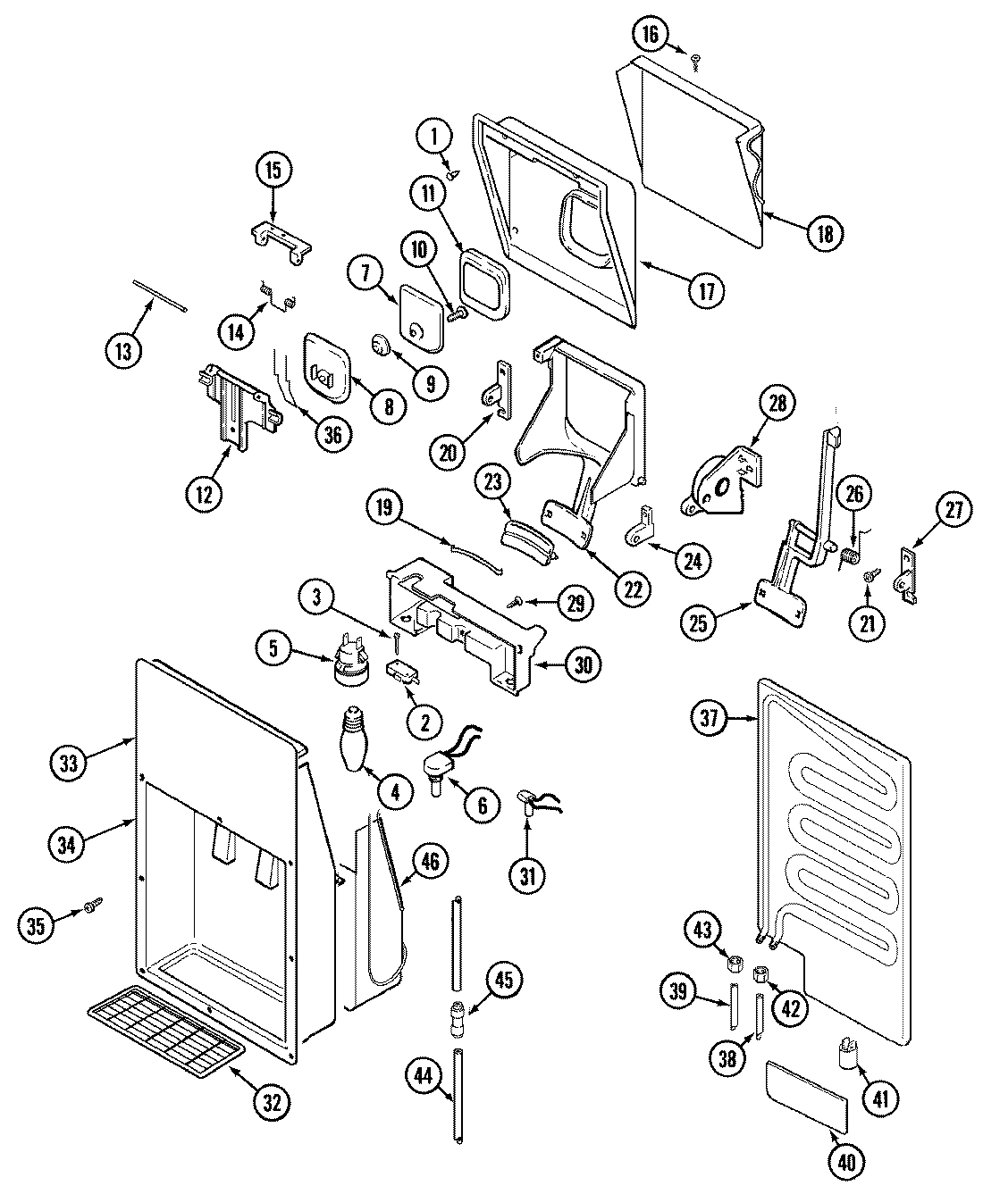 07 - ICE & WATER DISPENSER