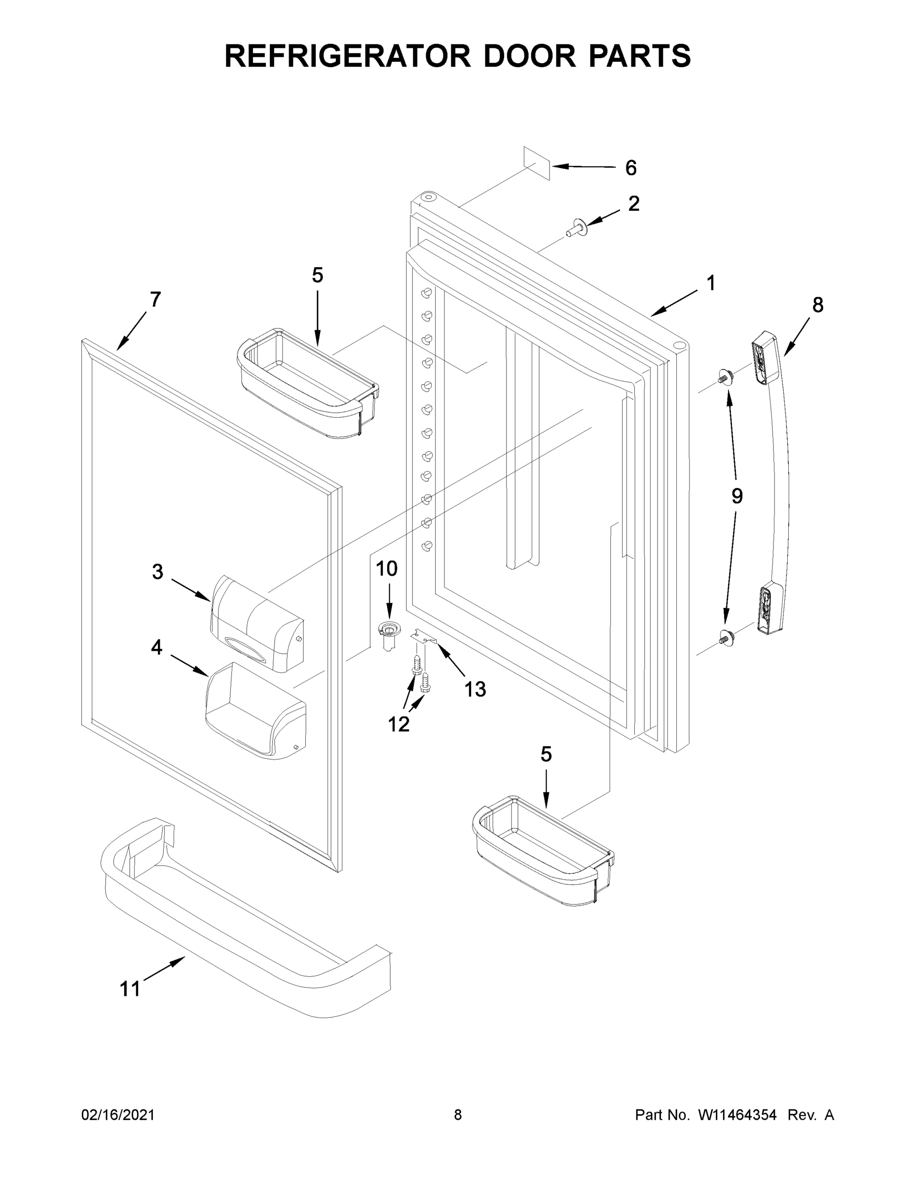 05 - REFRIGERATOR DOOR PARTS